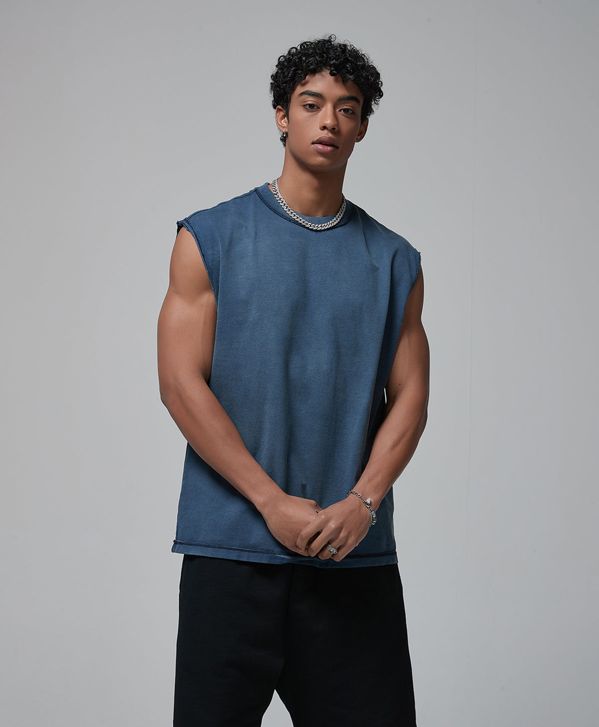 Austhic PREMIUM WASHED CUT OFF