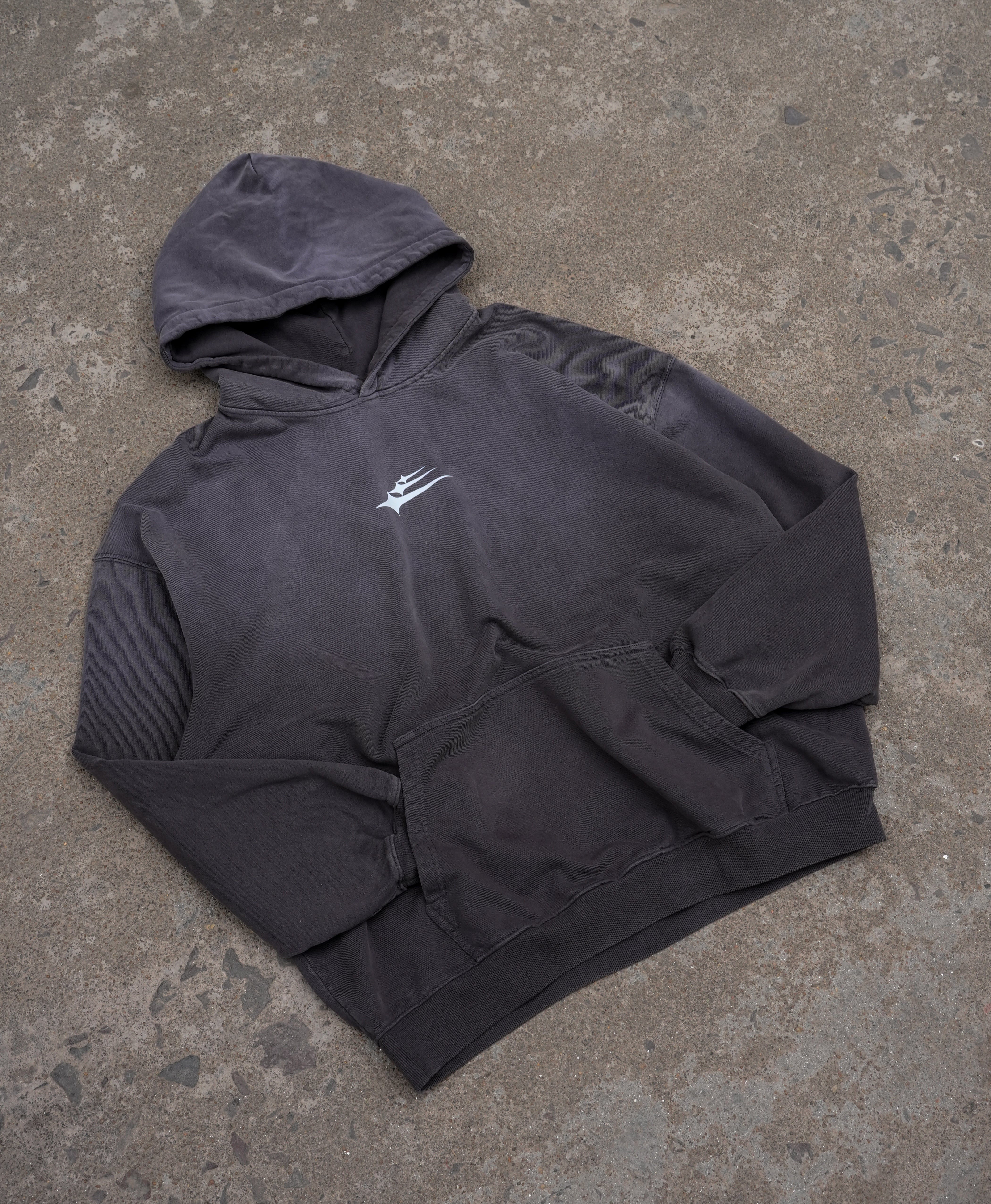 ATHENTIQ LOGO FADED HEAVYWEIGHT HOODIE