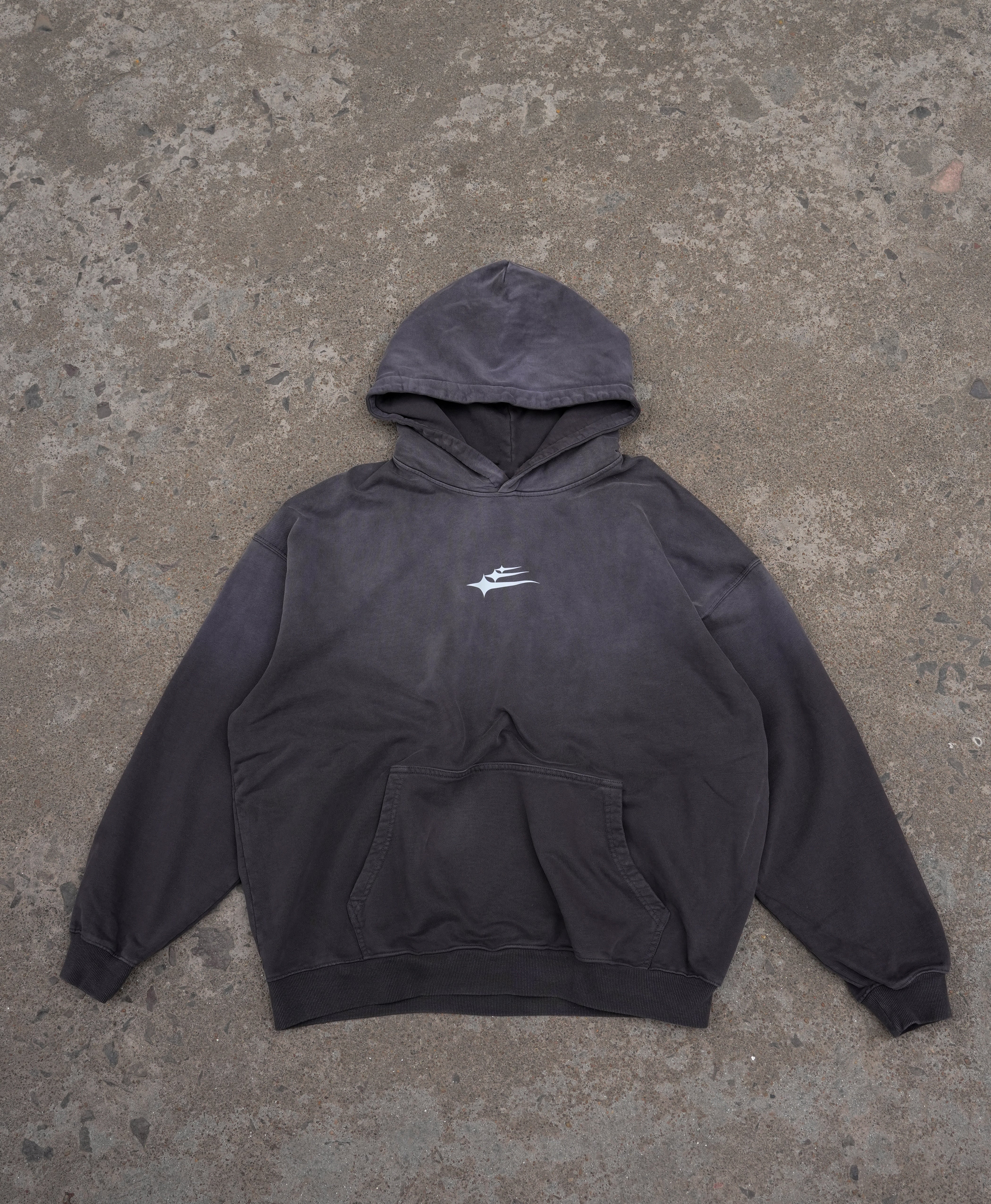 ATHENTIQ LOGO FADED HEAVYWEIGHT HOODIE