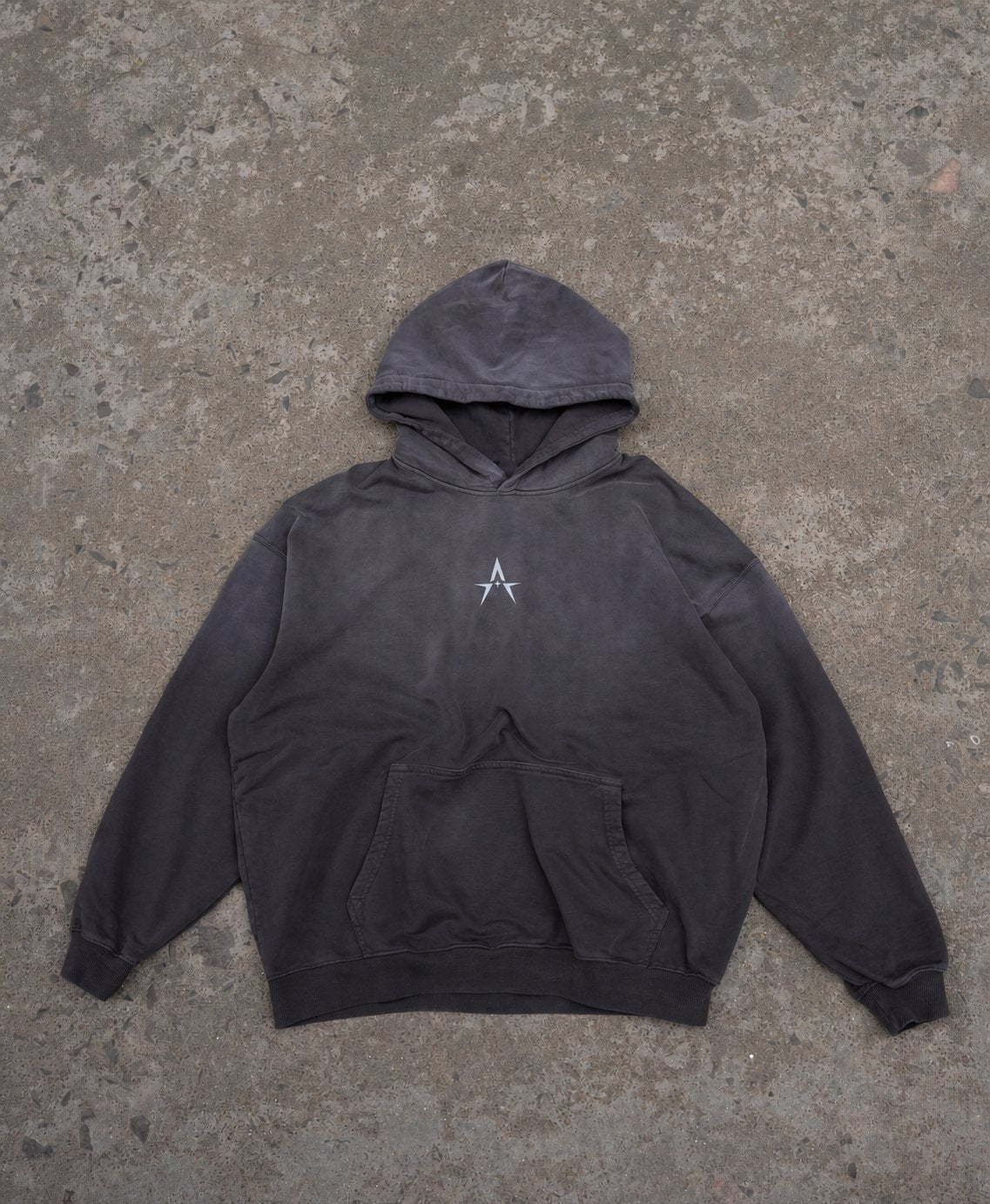 Austhic LOGO FADED HEAVYWEIGHT HOODIE