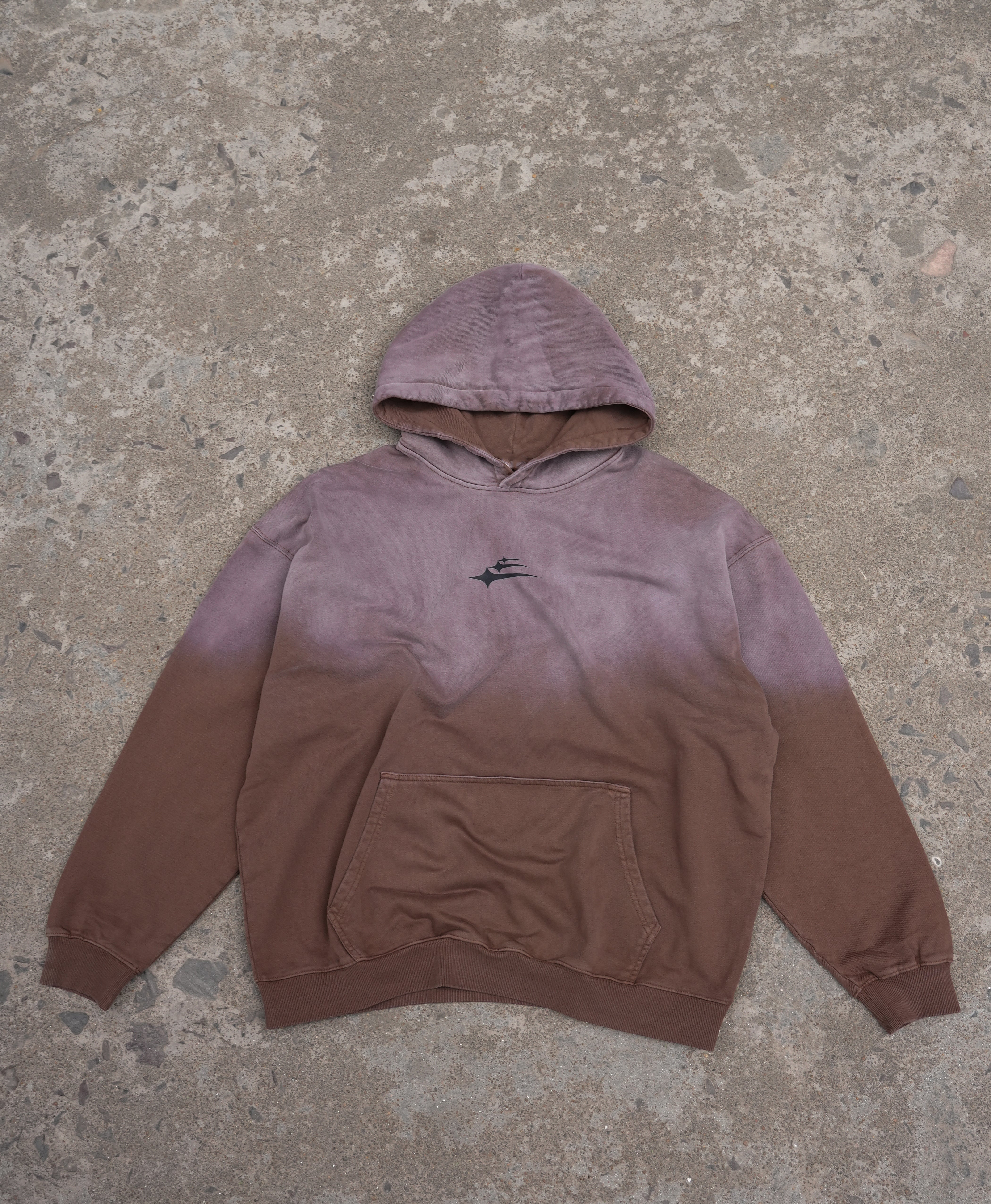 ATHENTIQ LOGO FADED HEAVYWEIGHT HOODIE