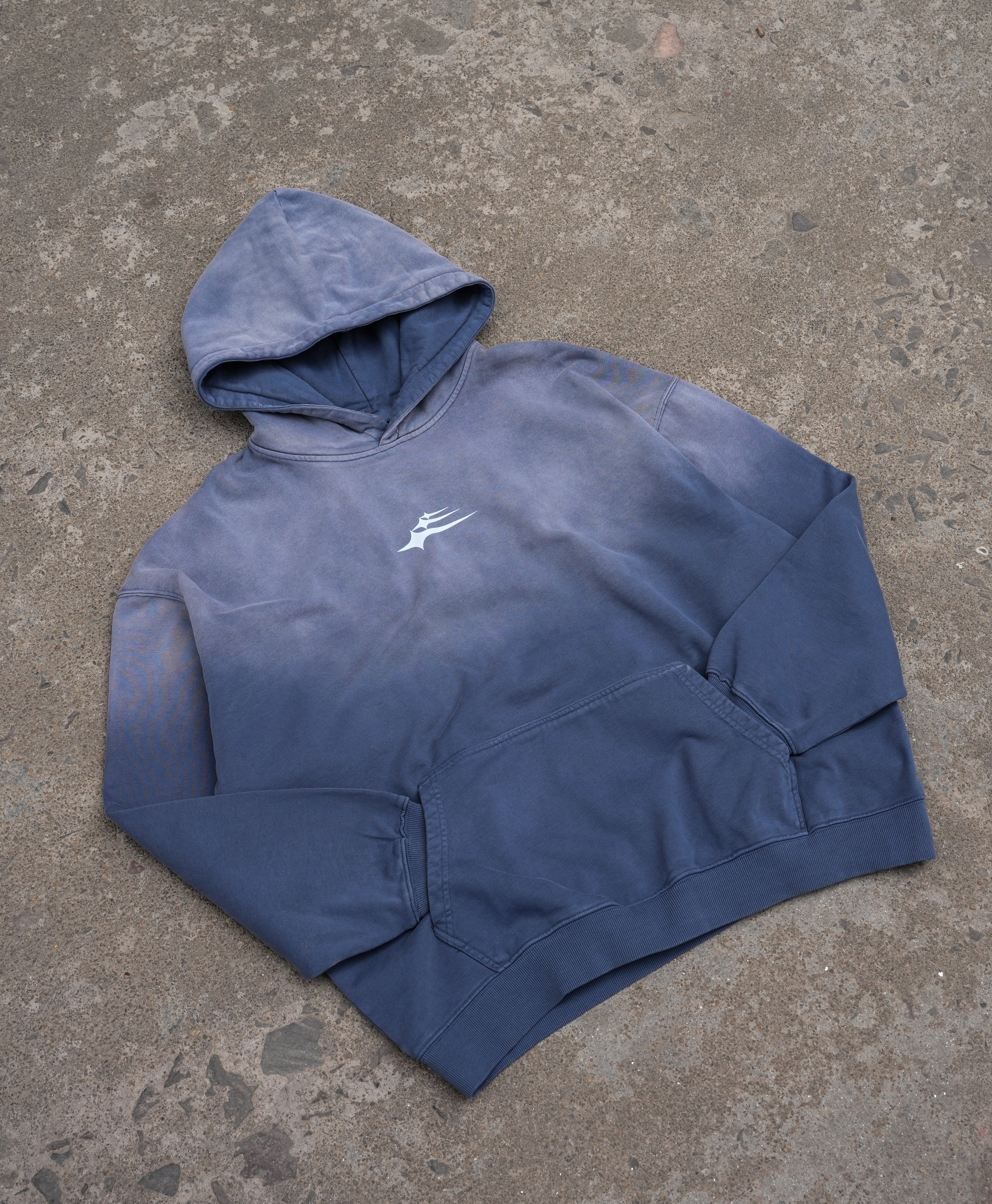 ATHENTIQ LOGO FADED HEAVYWEIGHT HOODIE