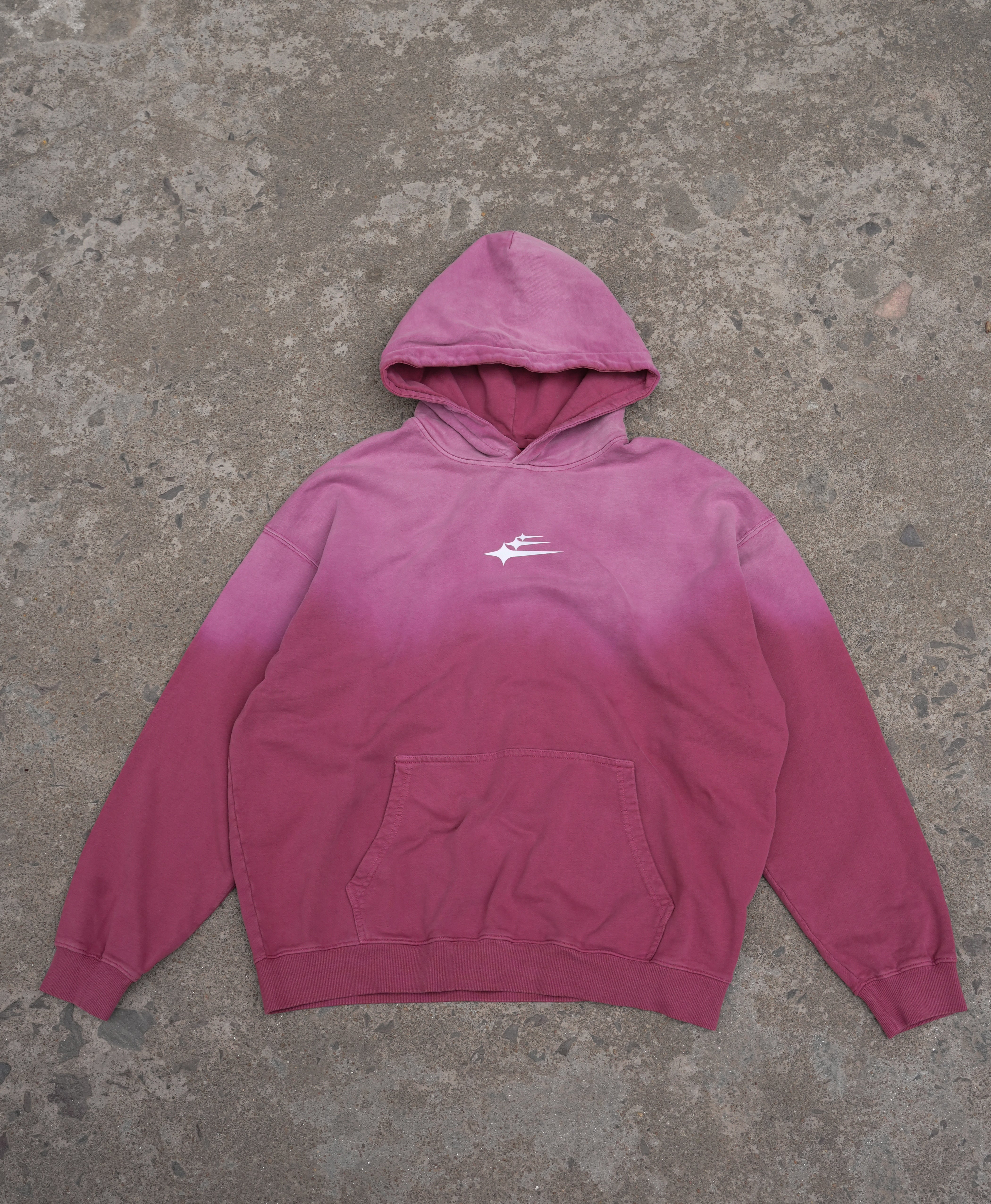 ATHENTIQ LOGO FADED HEAVYWEIGHT HOODIE