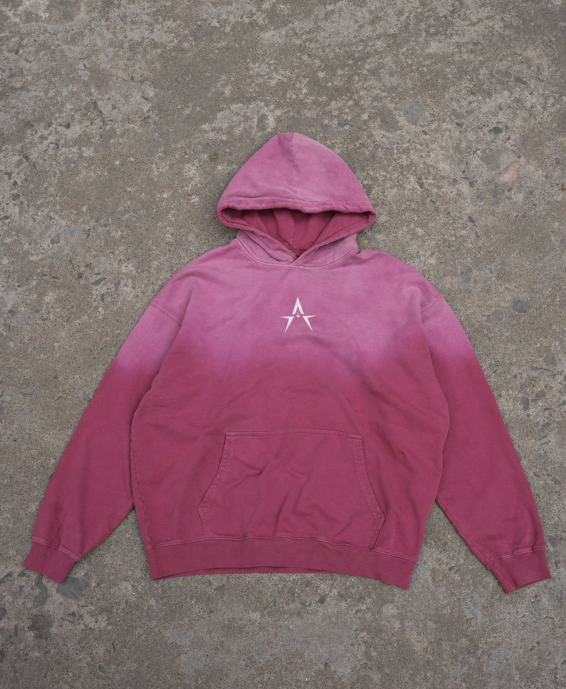 Austhic LOGO FADED HEAVYWEIGHT HOODIE