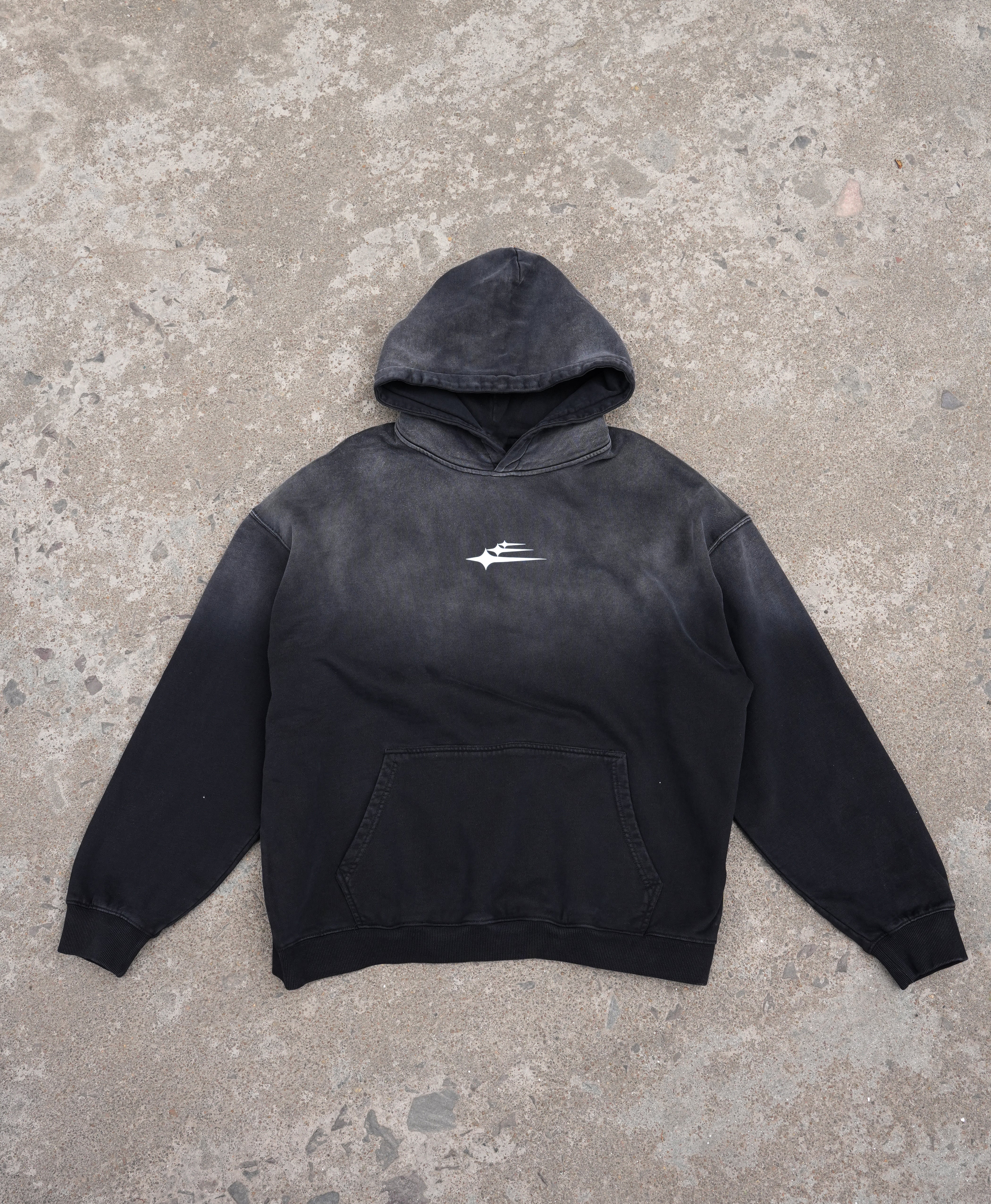 ATHENTIQ LOGO FADED HEAVYWEIGHT HOODIE