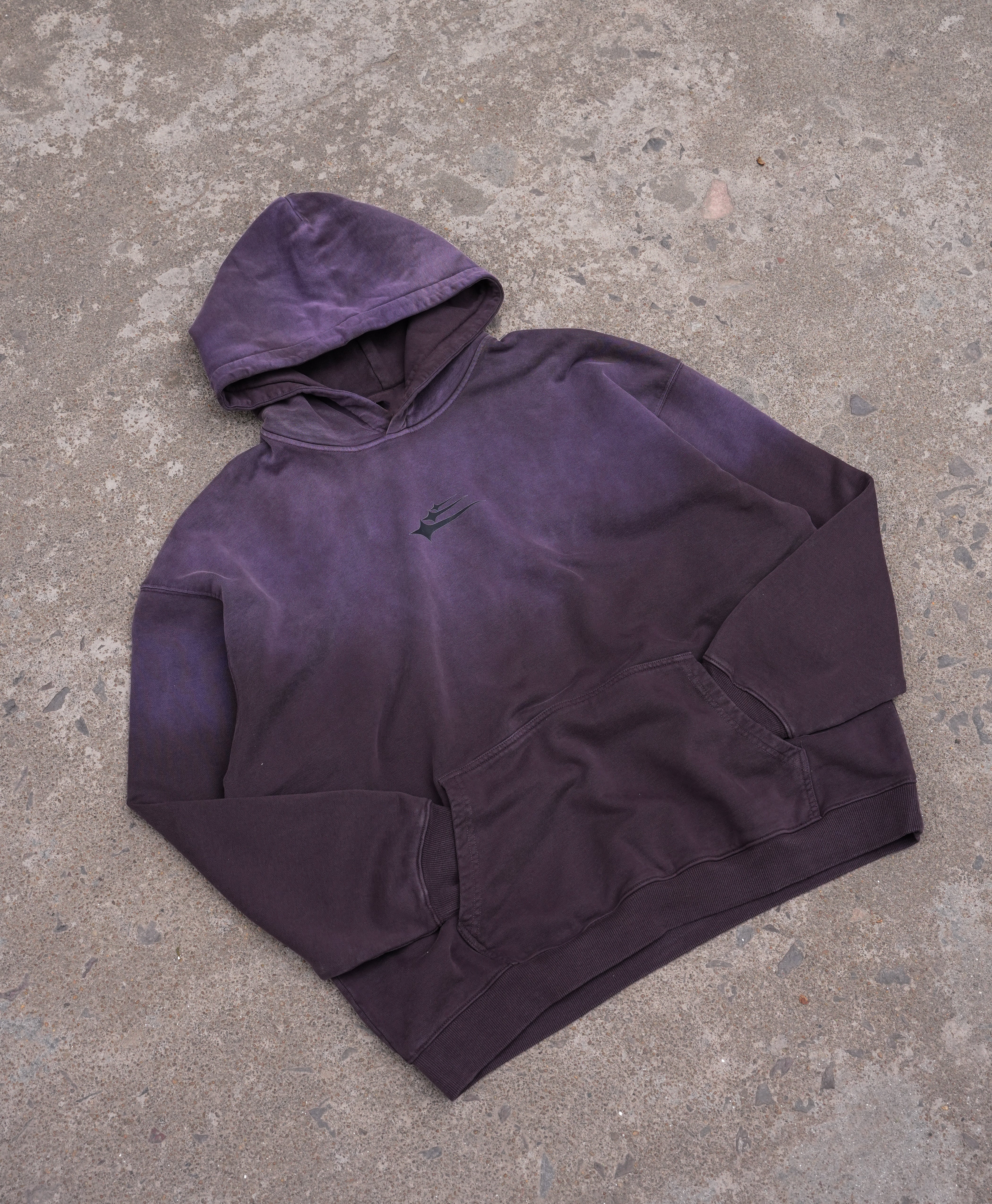 ATHENTIQ LOGO FADED HEAVYWEIGHT HOODIE
