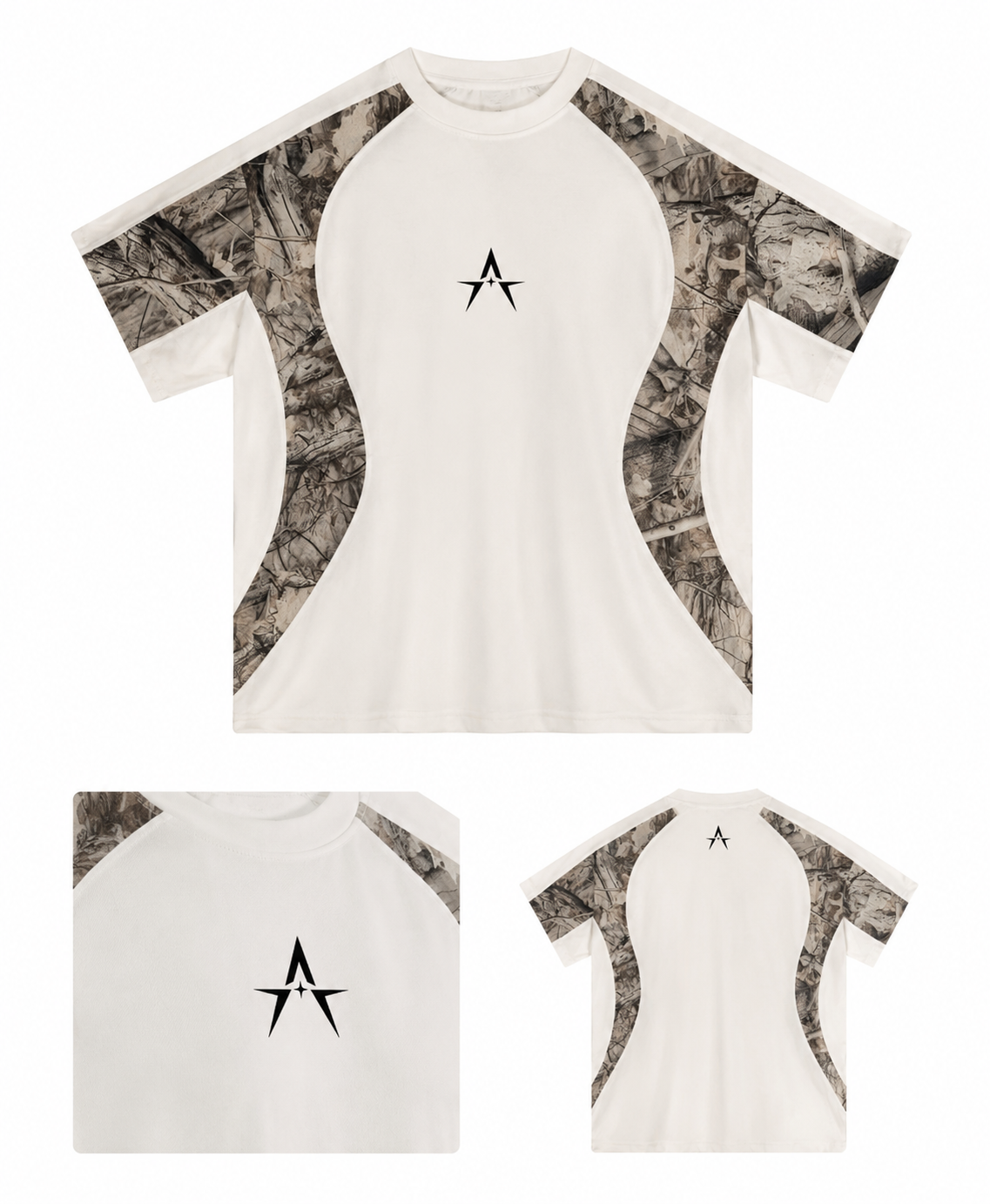 Austhic FROST CAMO PANEL TEE