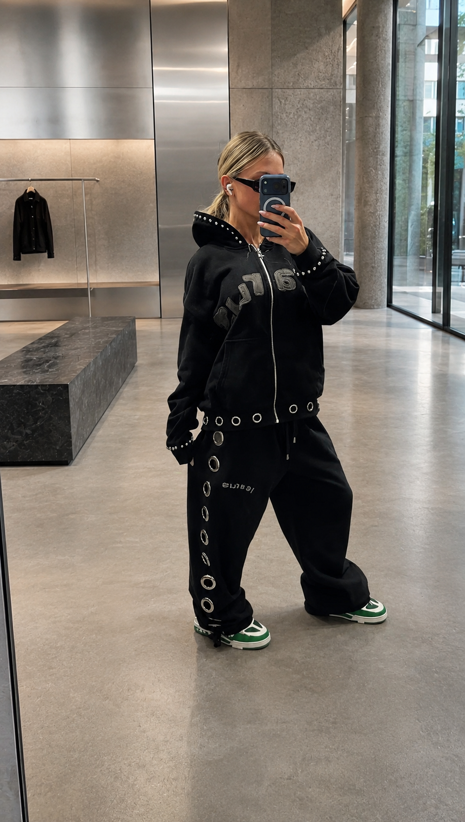 Eyelet Sweatpants