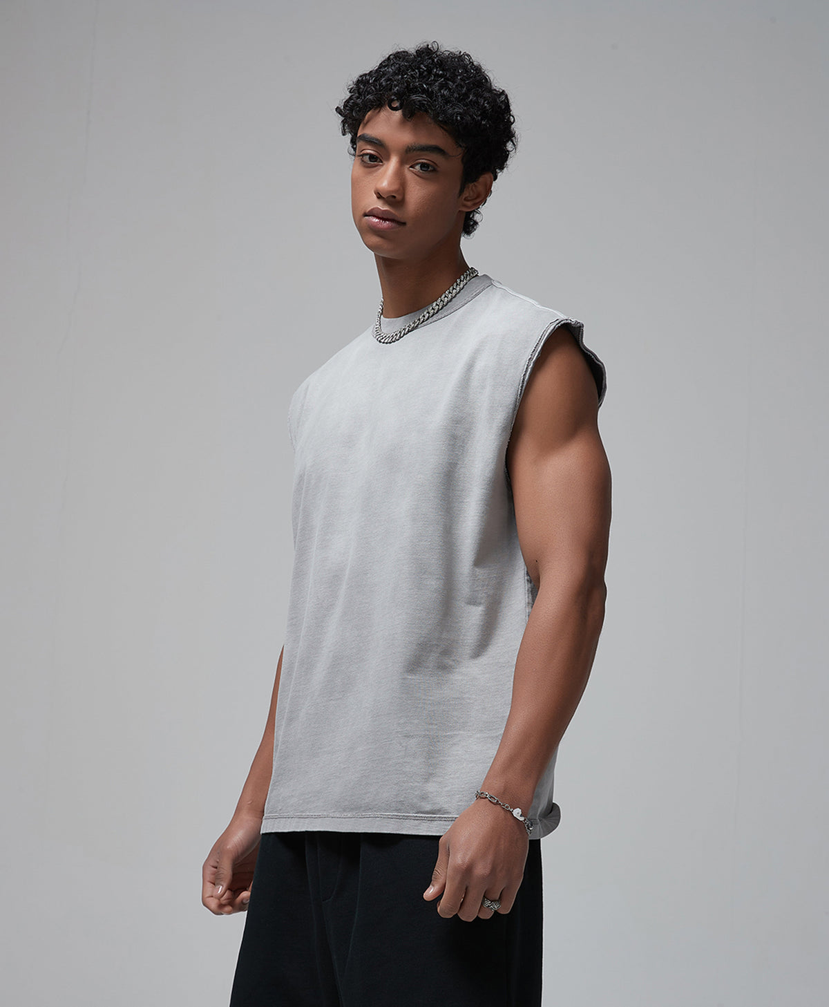 Austhic PREMIUM WASHED CUT OFF