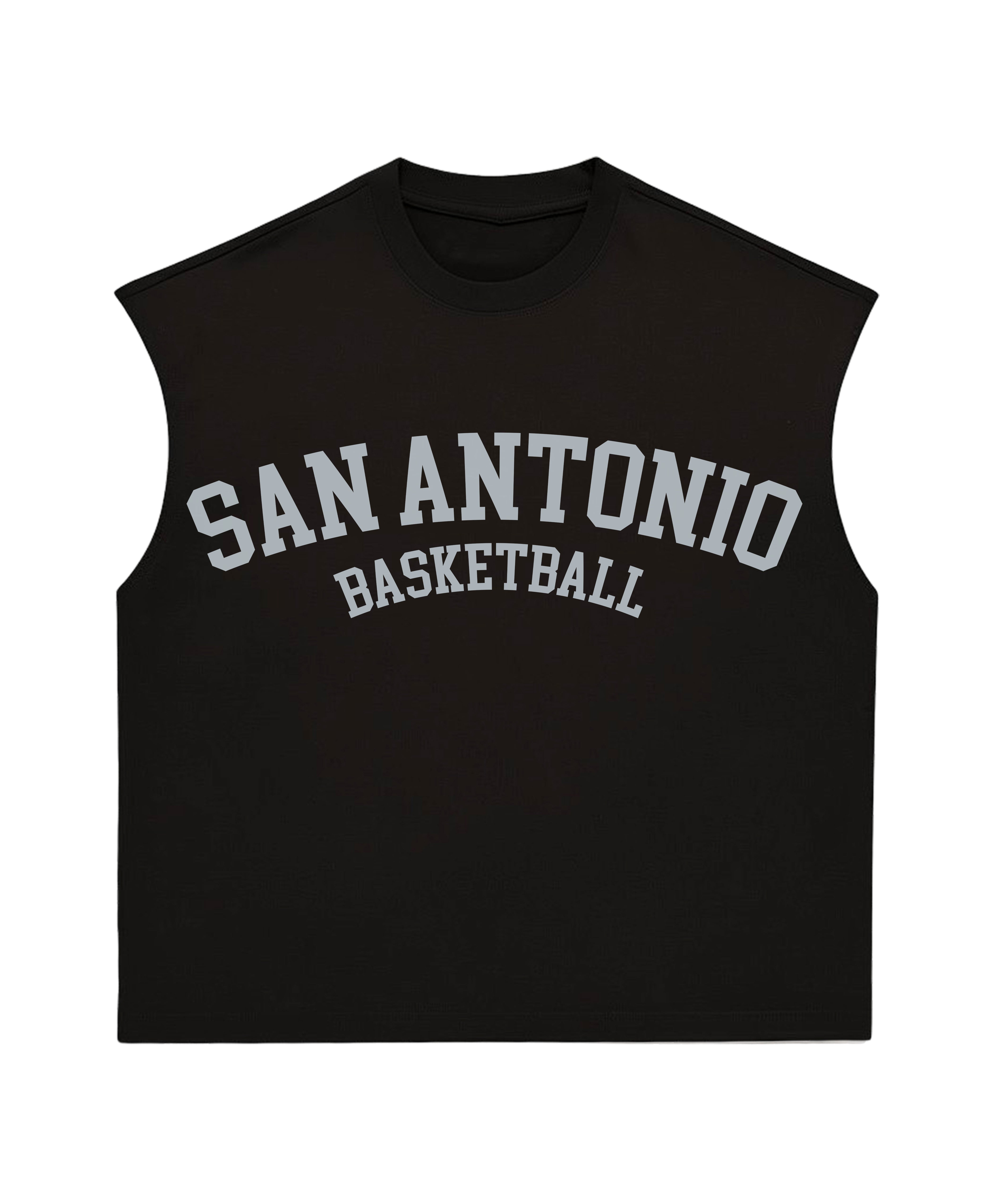 SA BBALL MUSCLE TEE