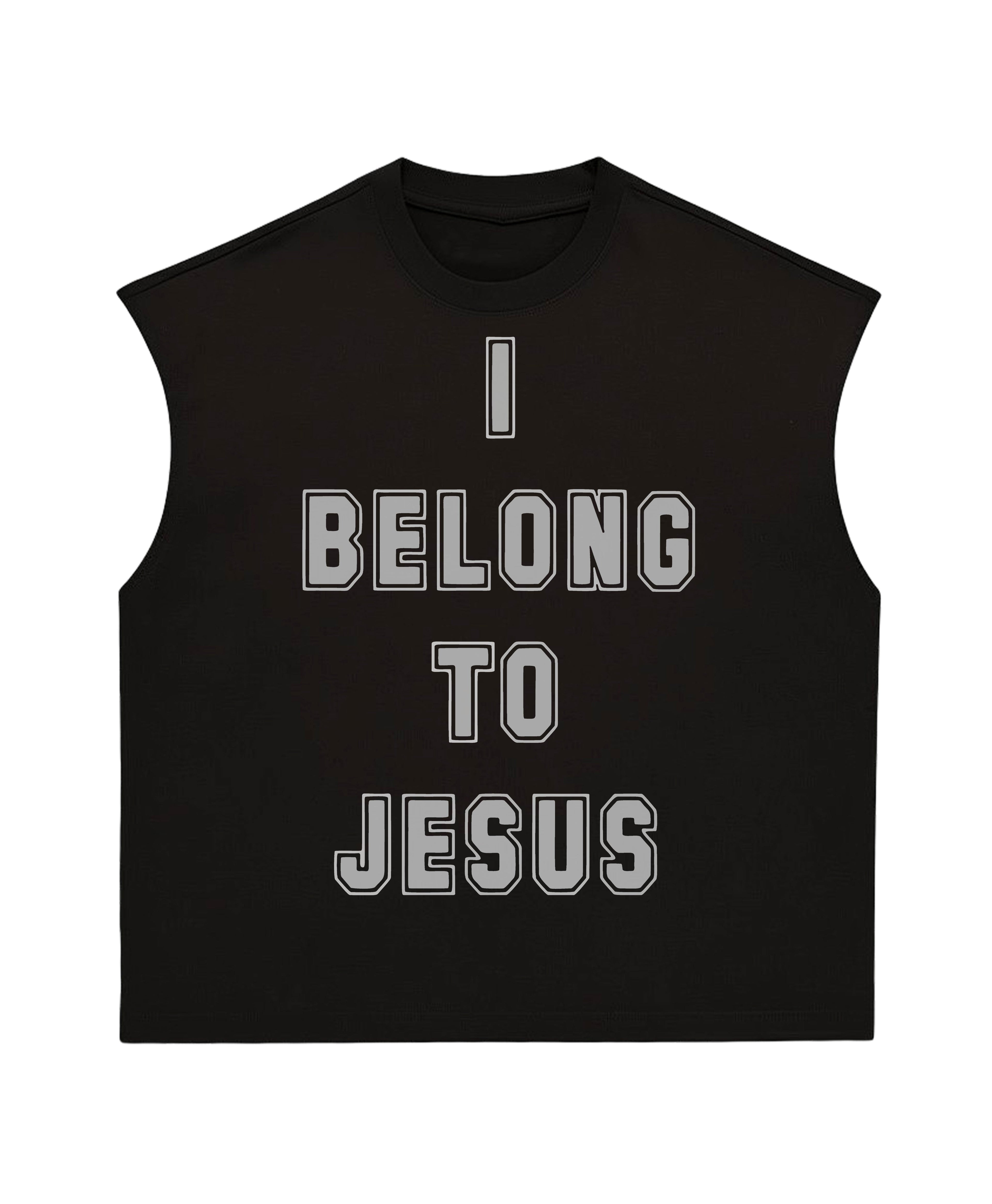 I BELONG TO JESUS MUSCLE TEE