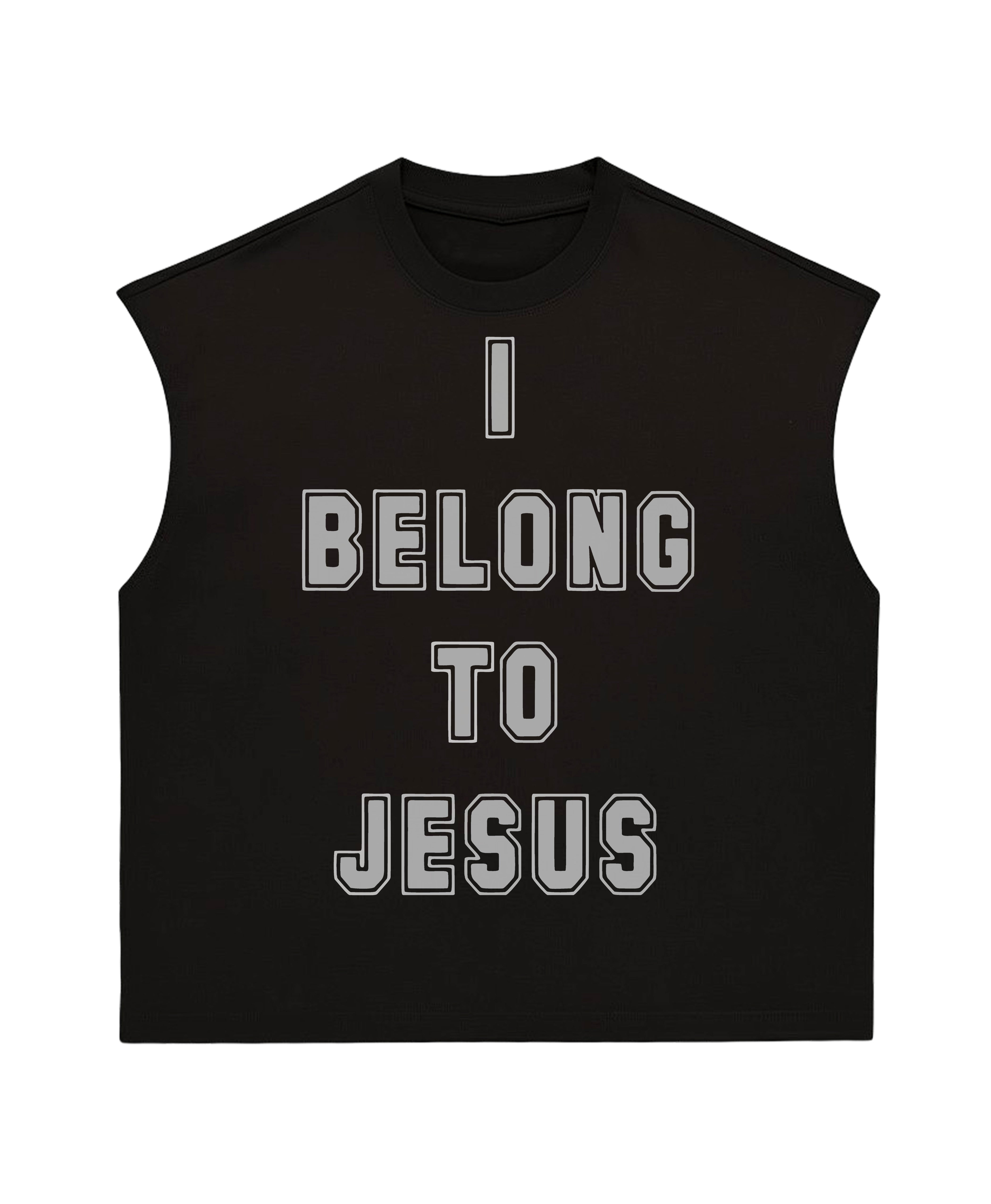 I BELONG TO JESUS MUSCLE TEE