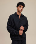 ATHENTIQ FLEECE POLO SWEATER