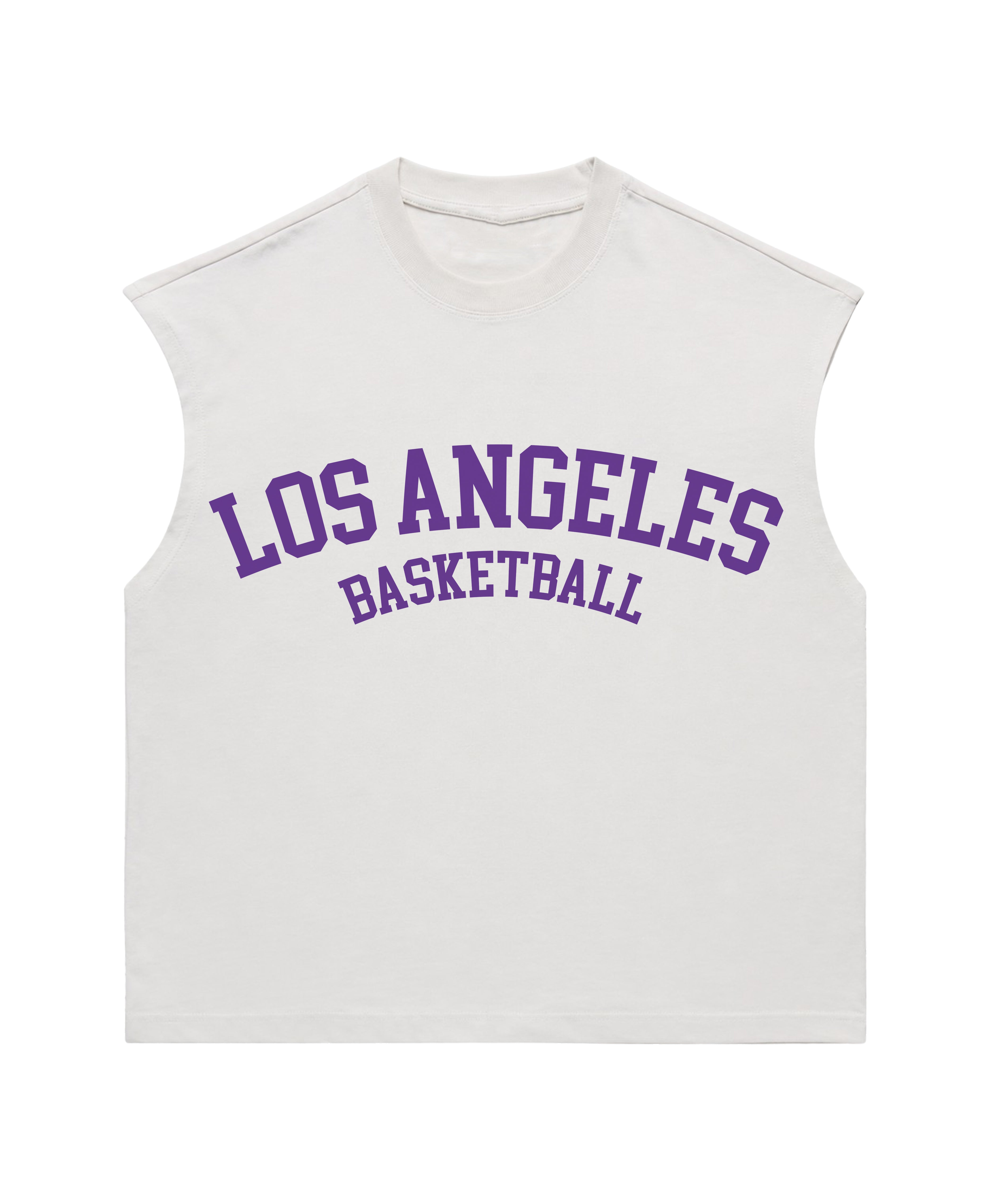 LOS ANGELES BBALL MUSCLE TEE