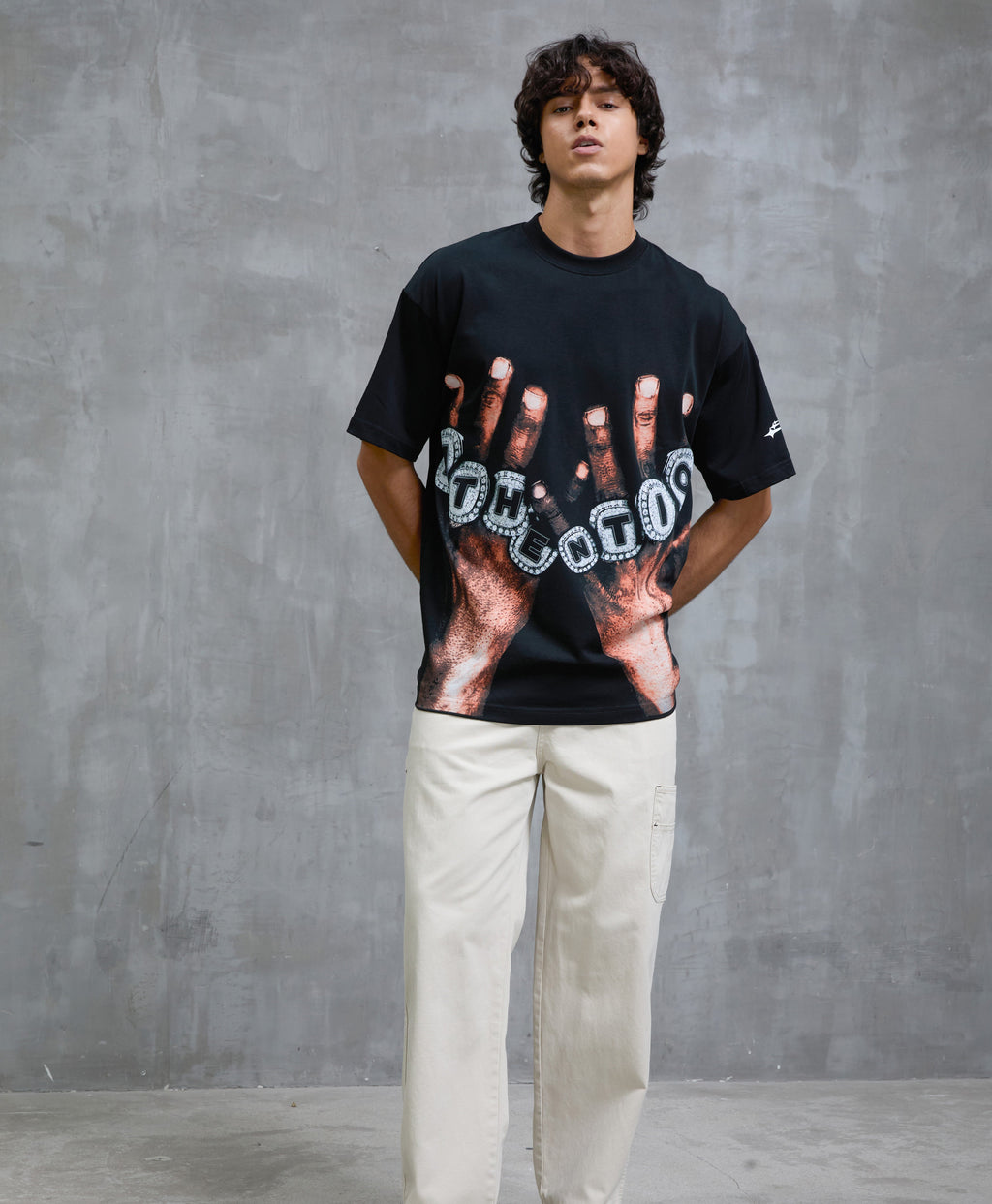 ATHENTIQ 8 RINGS LOGO TEE