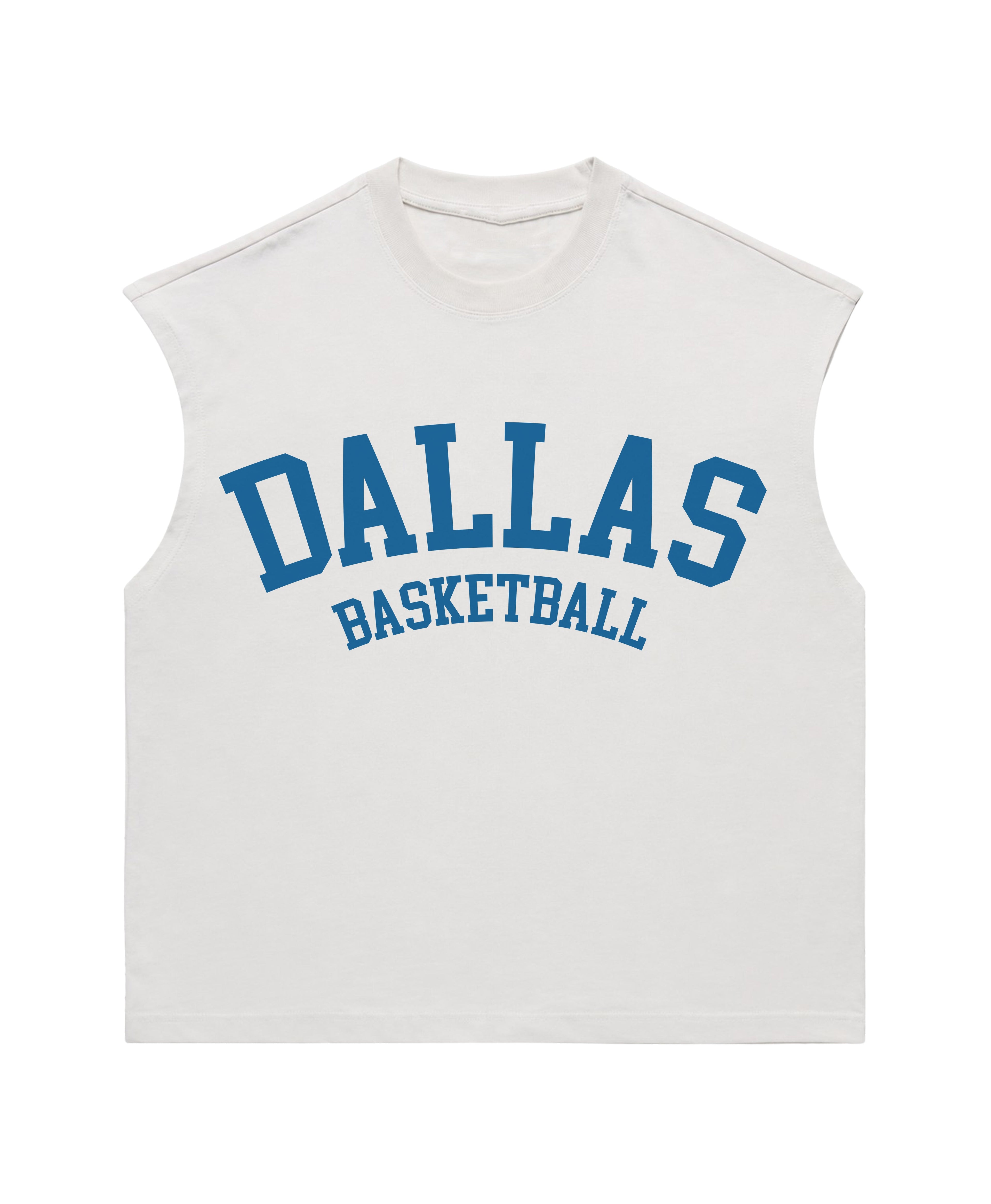 DALLAS BBALL MUSCLE TEE