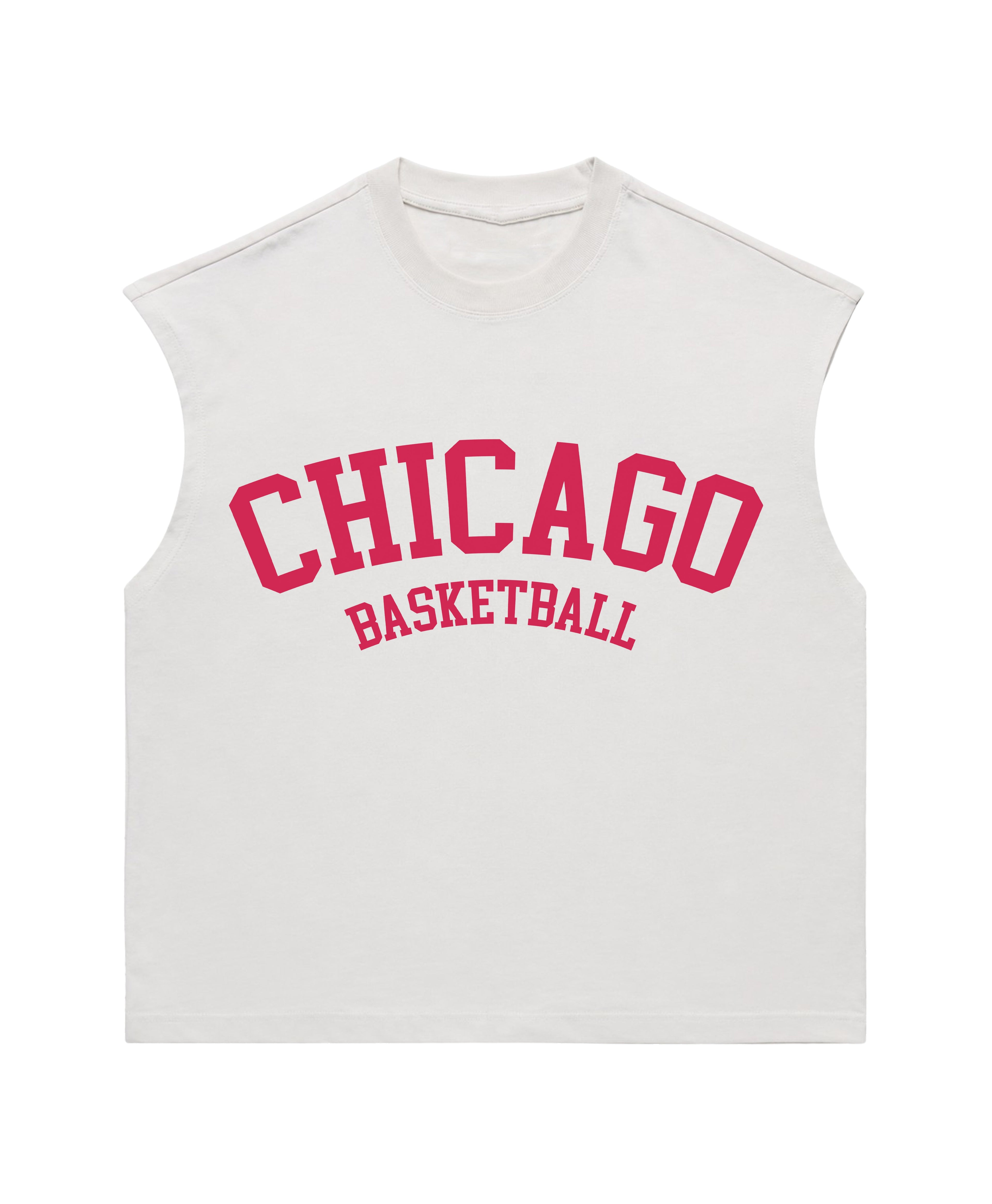 CHICAGO BBALL MUSCLE TEE