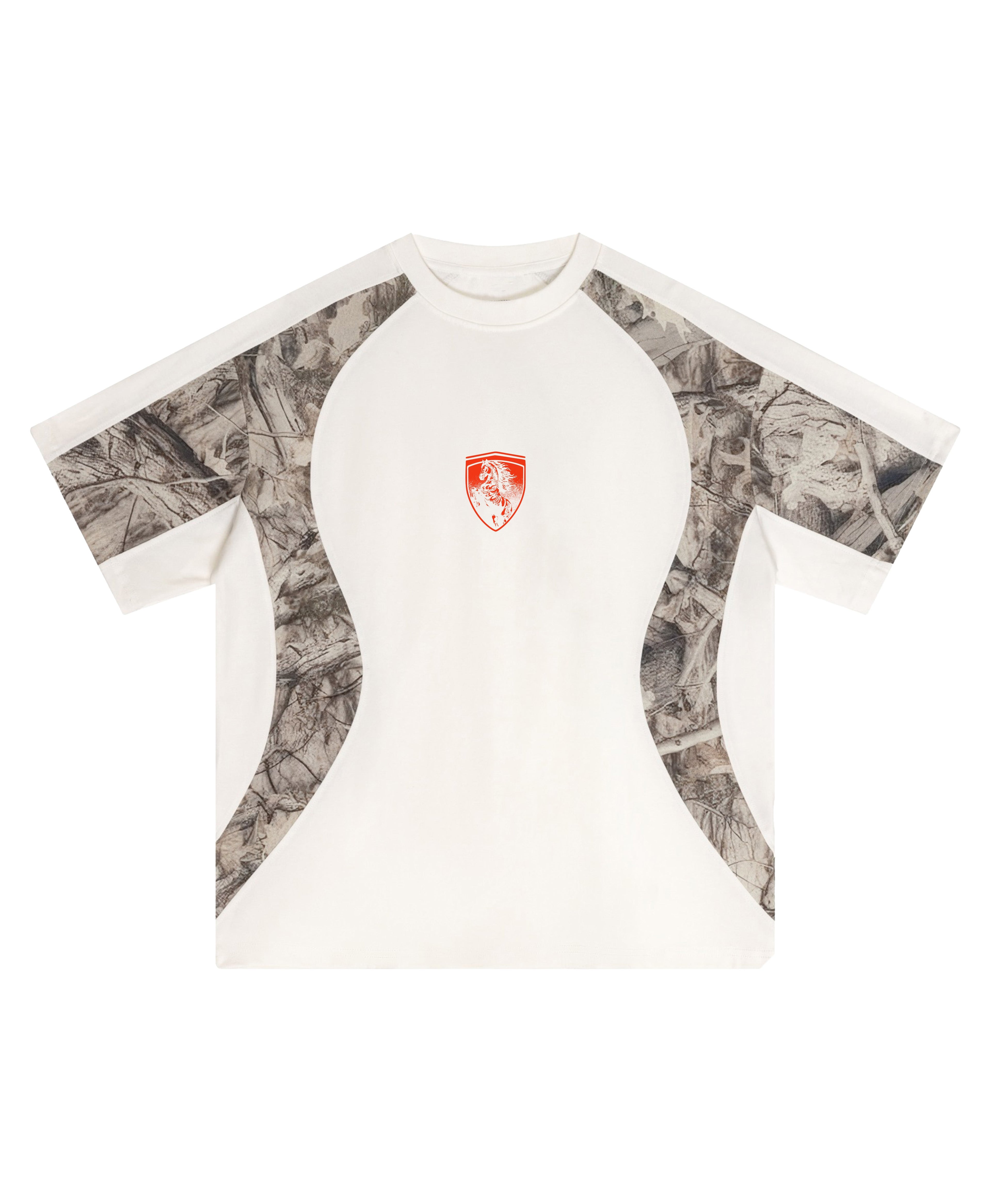 IL CAVALLO ROSSO FROST CAMO PANEL TEE