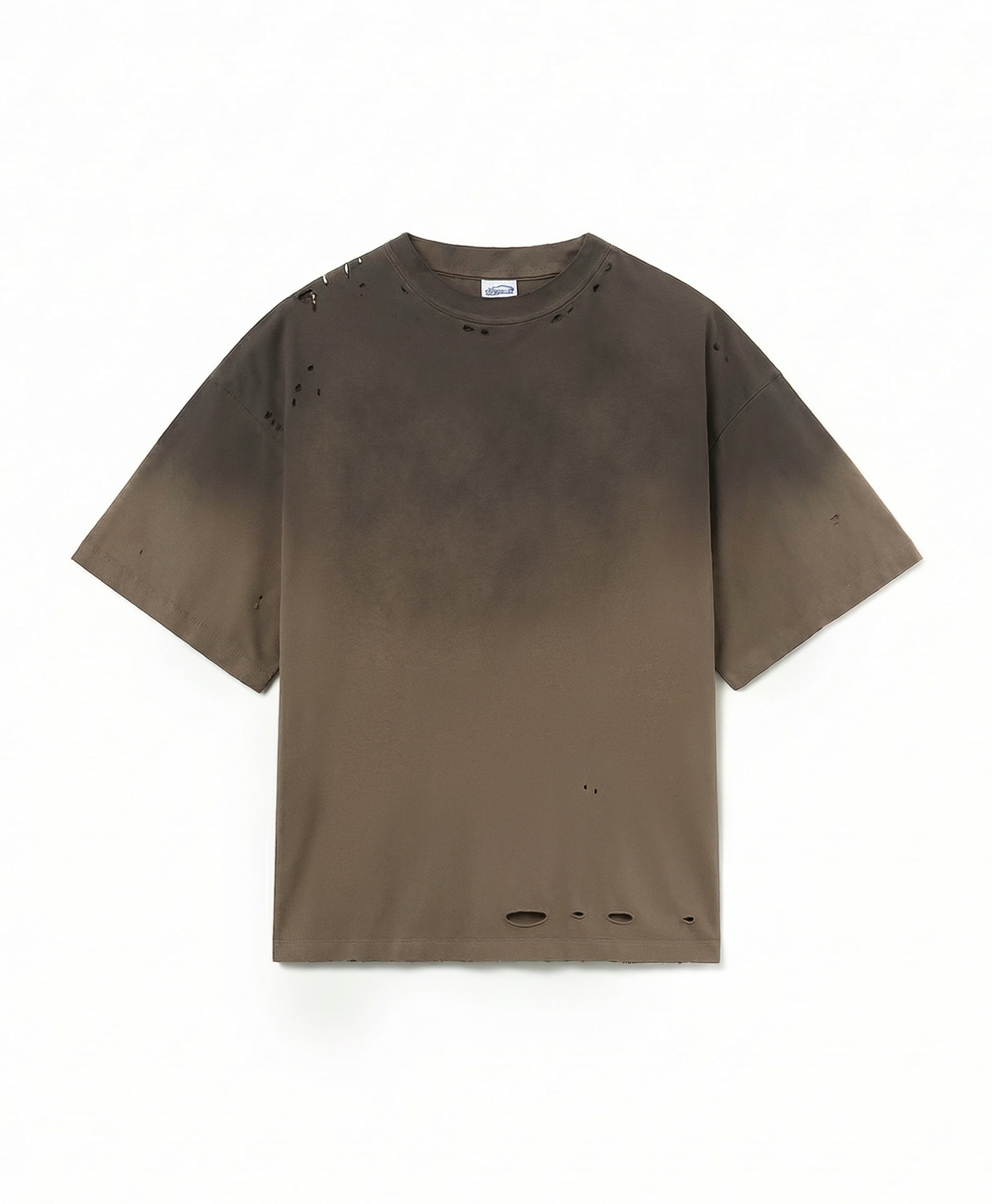 ATHENTIQ WASHED RIPPED TEE