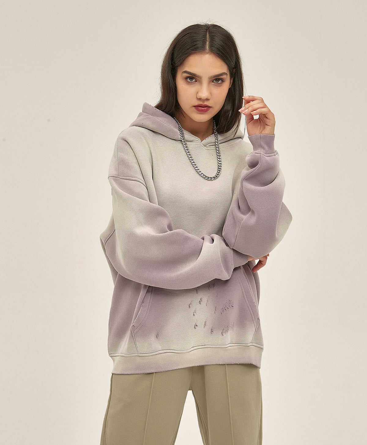 Austhic  PREMIUM SPRAY DYE HOODIE