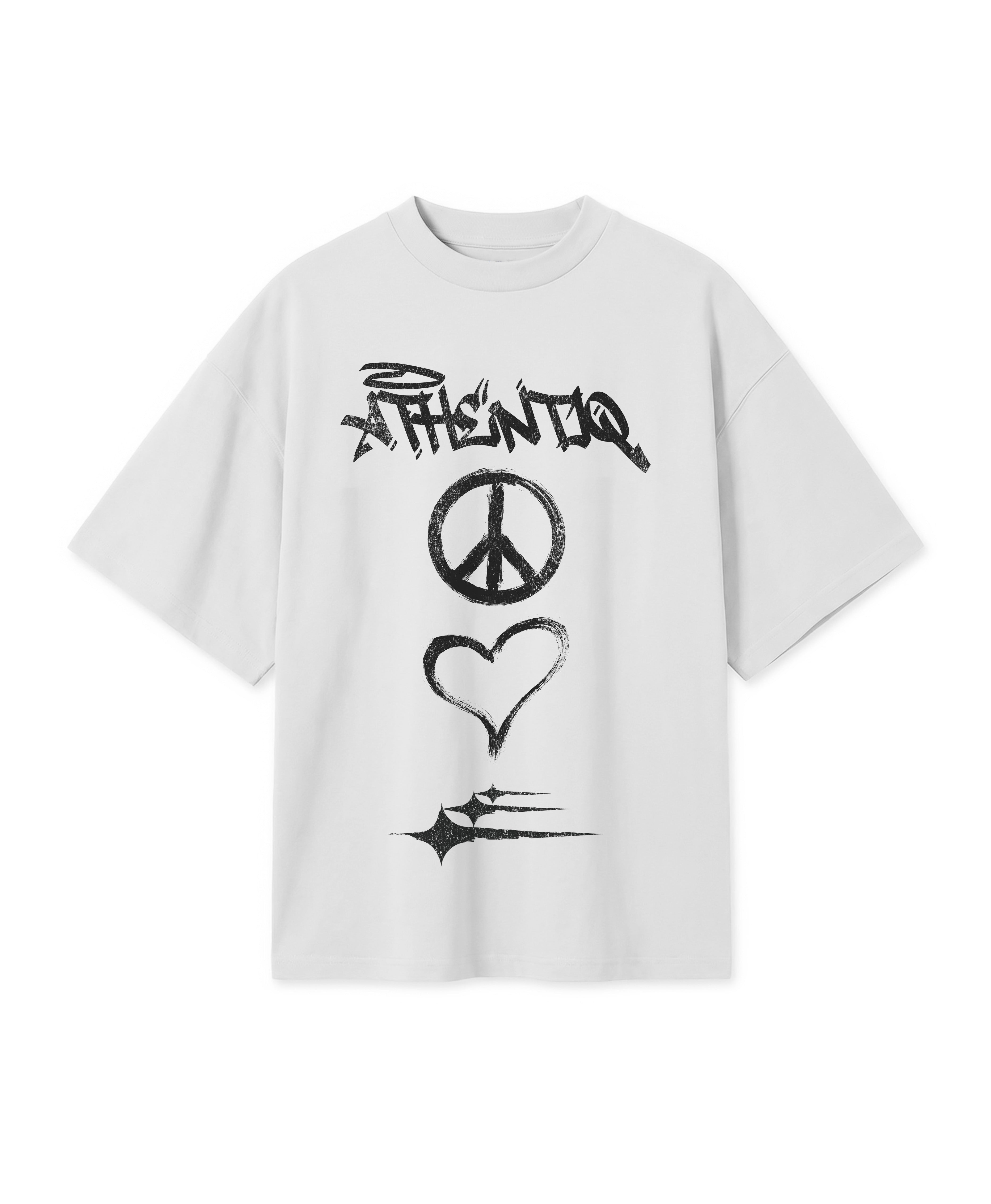 ATHENTIQ PEACE & LOVE TEE
