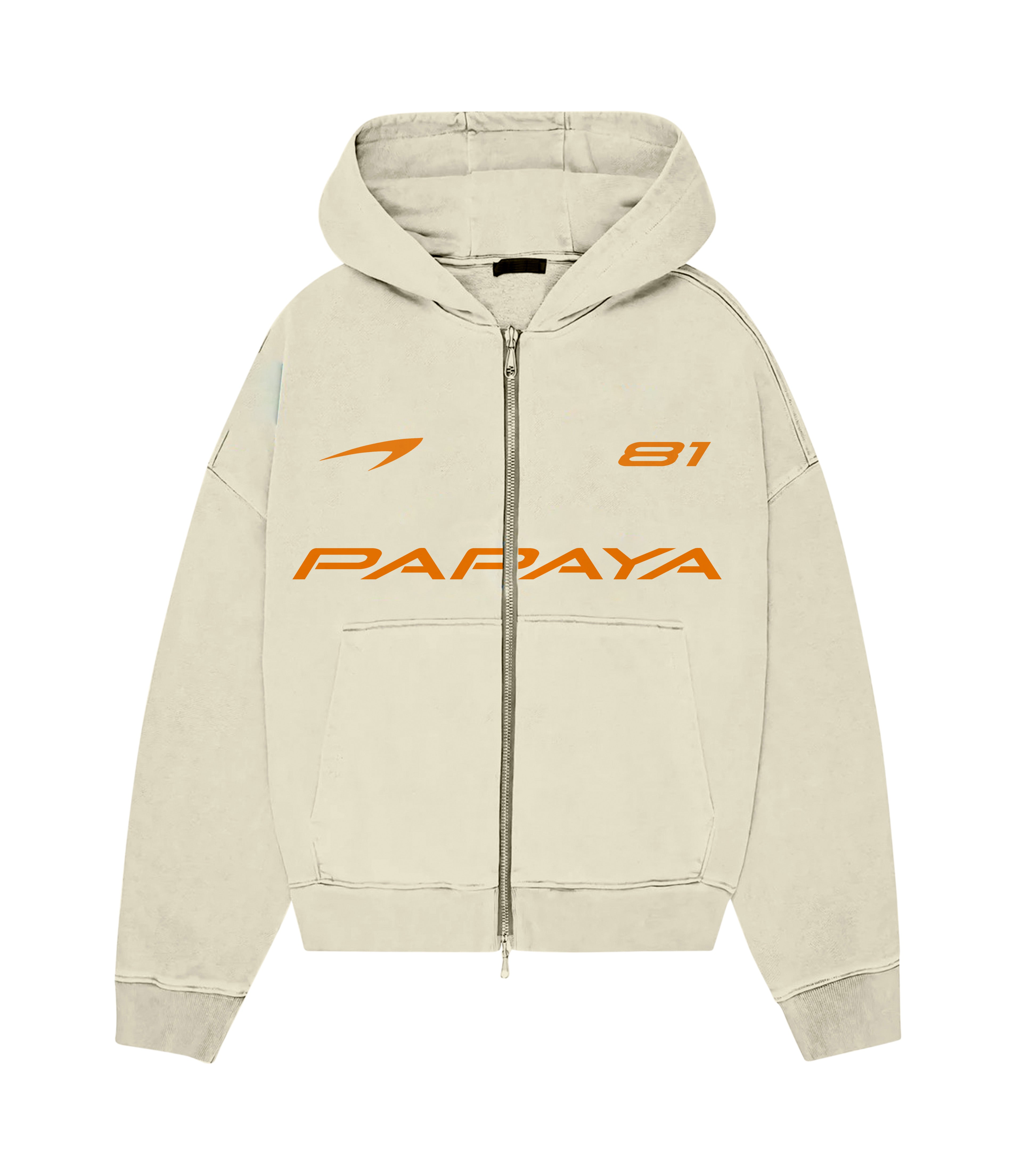 PAPAYA TEAM 81 ZIP HOODIE