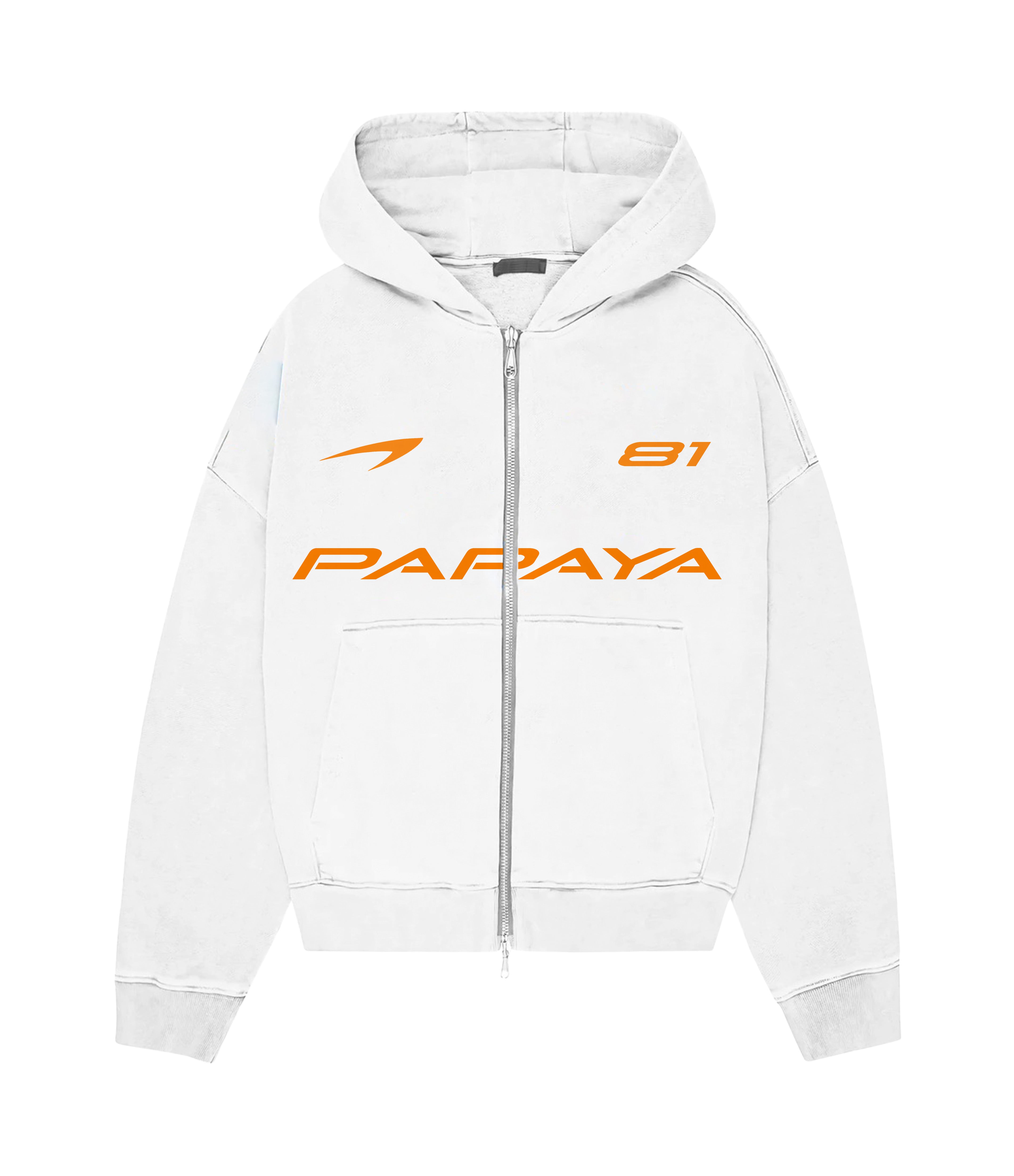 PAPAYA TEAM 81 ZIP HOODIE