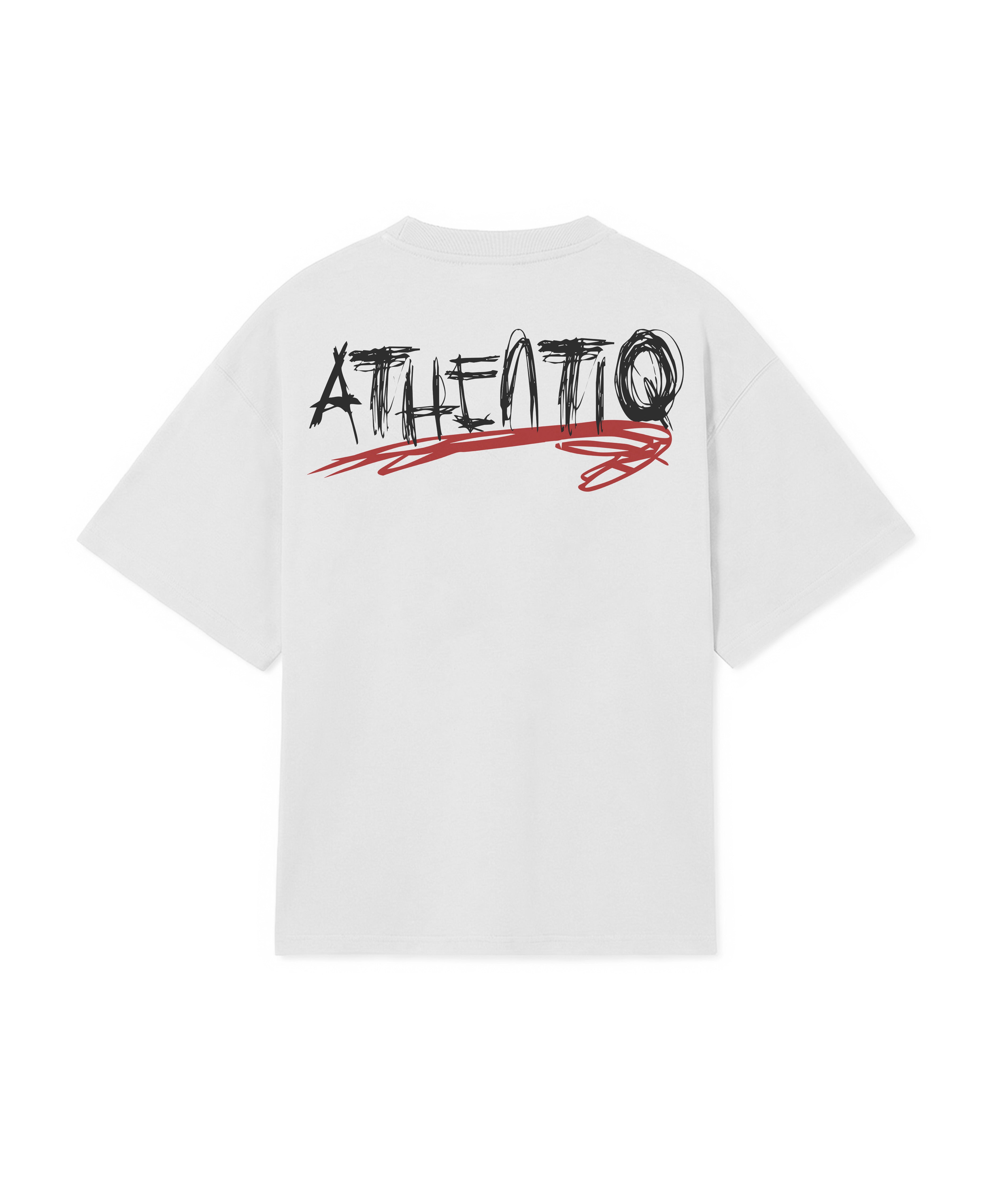 ATHENTIQ SCRIBBLE TEE