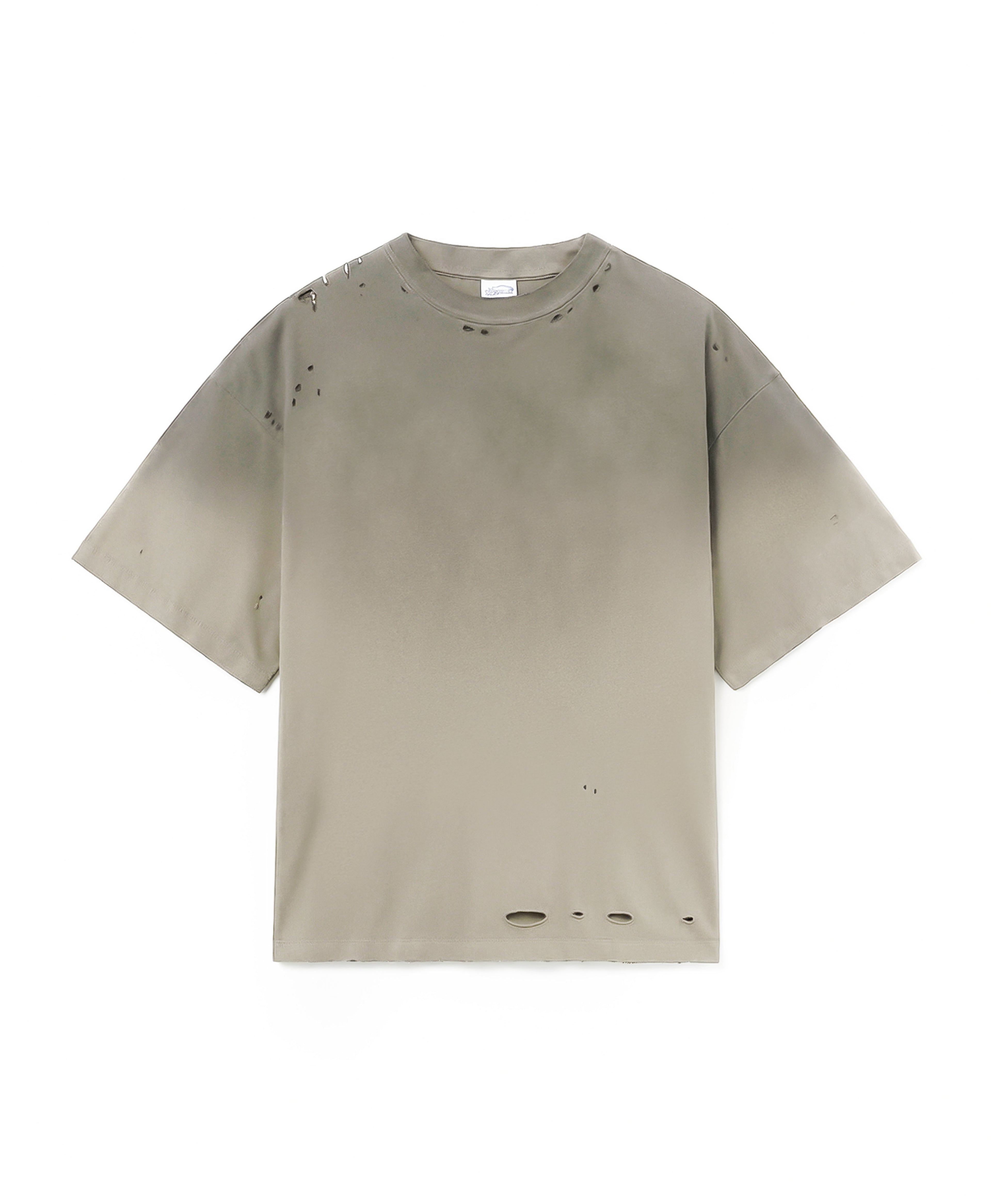 ATHENTIQ WASHED RIPPED TEE