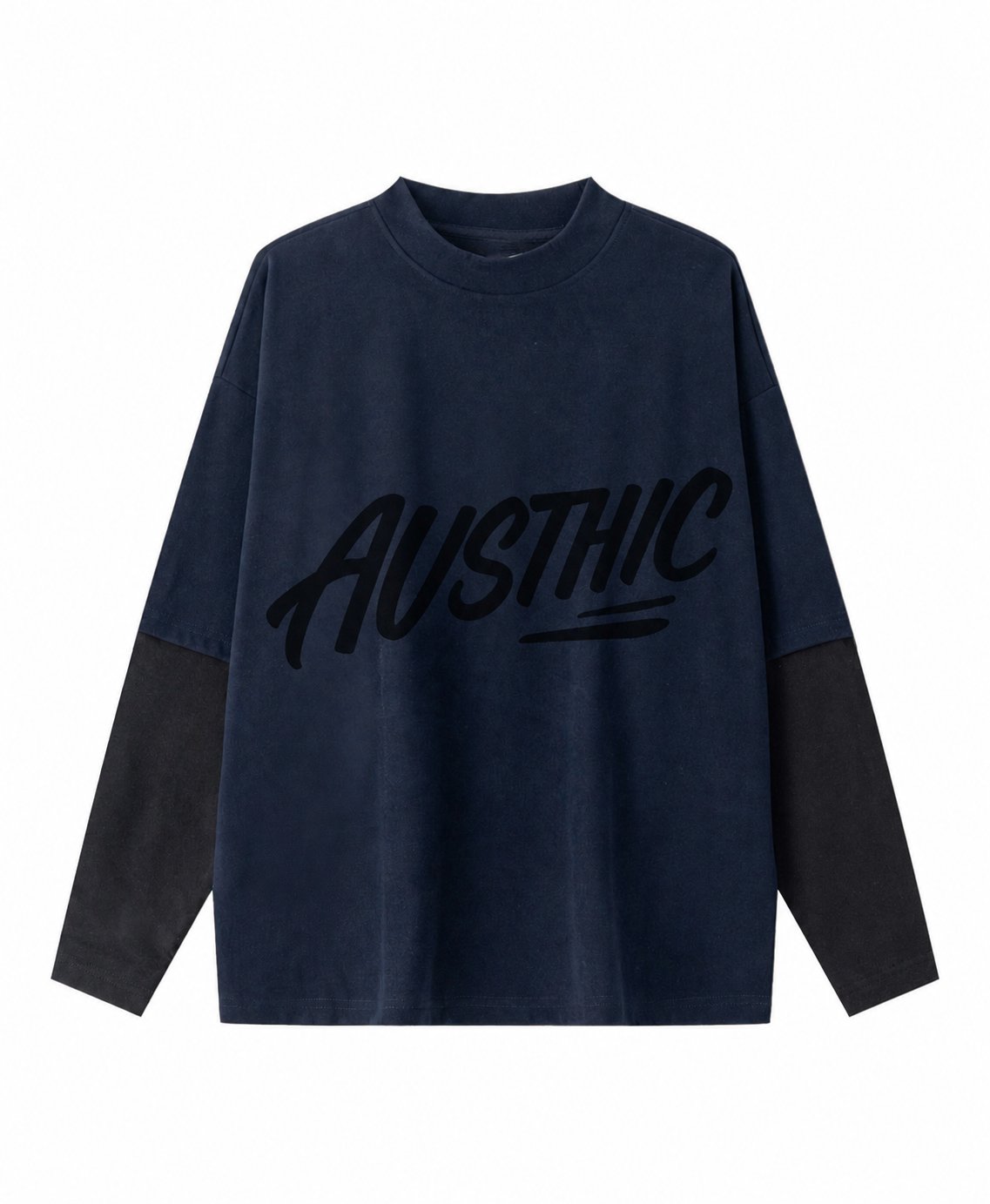 Austhic LOGO DOUBLE LAYER TEE