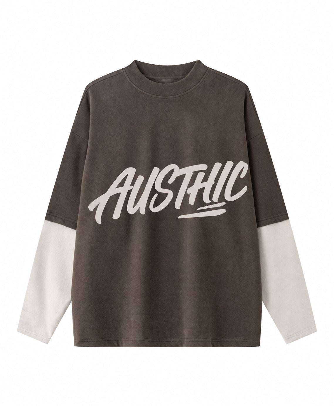 Austhic LOGO DOUBLE LAYER TEE