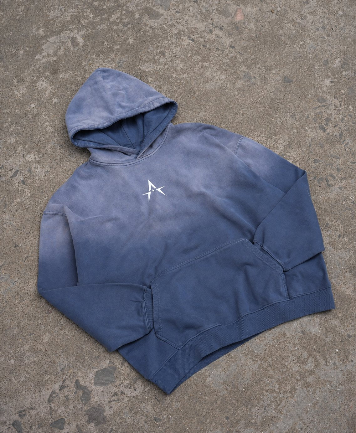 Austhic LOGO FADED HEAVYWEIGHT HOODIE