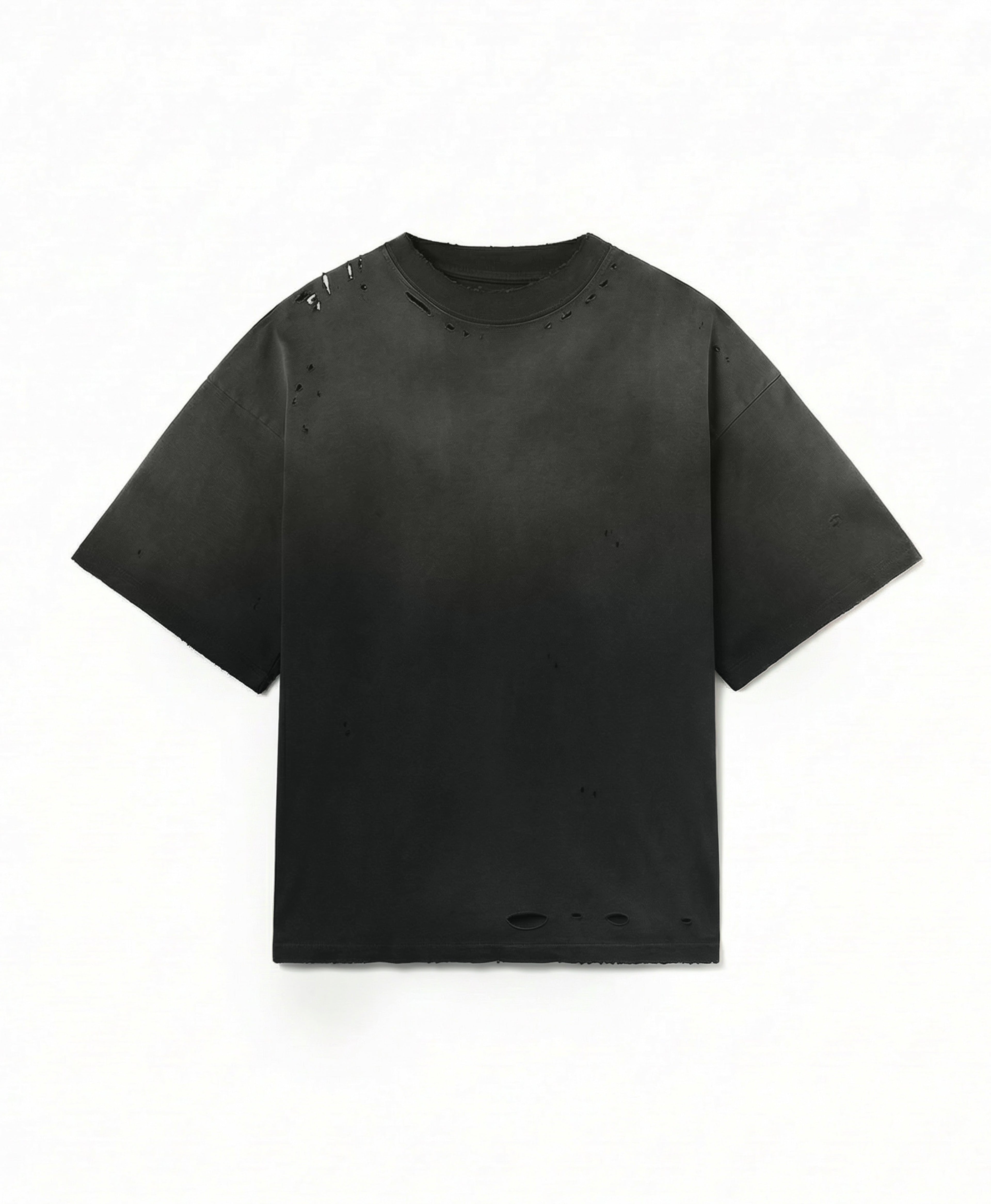 ATHENTIQ WASHED RIPPED TEE