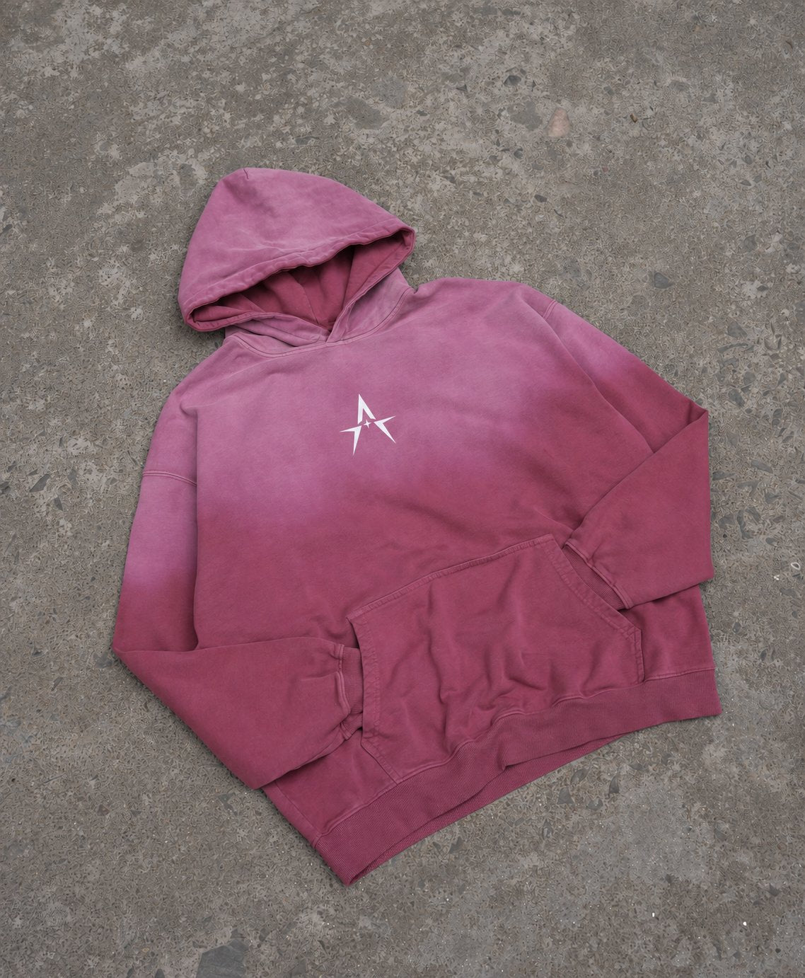 Austhic LOGO FADED HEAVYWEIGHT HOODIE