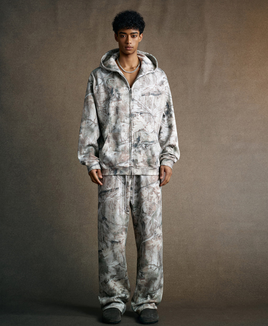 ATHENTIQ FROST CAMO ZIP HOODIE