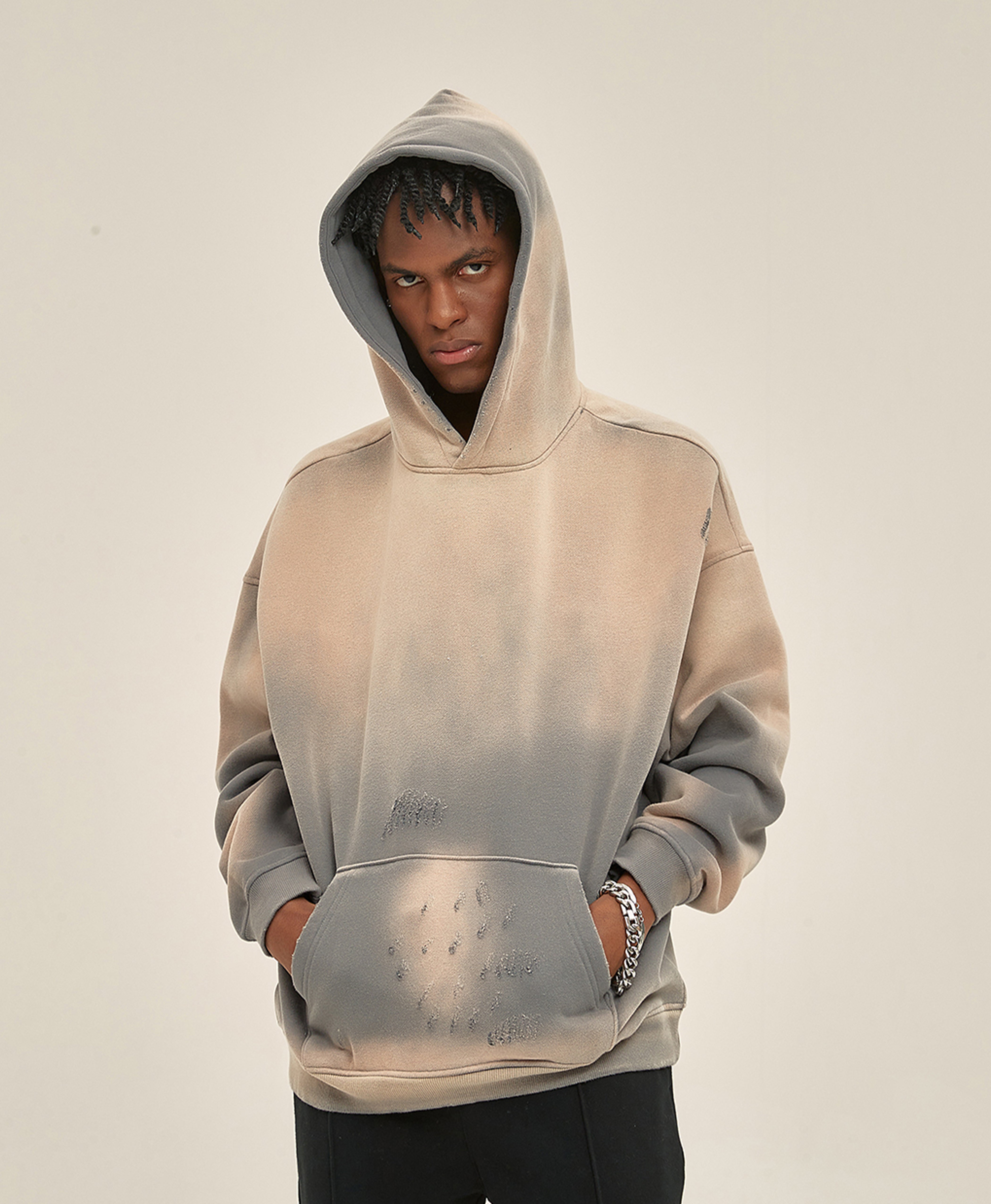 Austhic  PREMIUM SPRAY DYE HOODIE