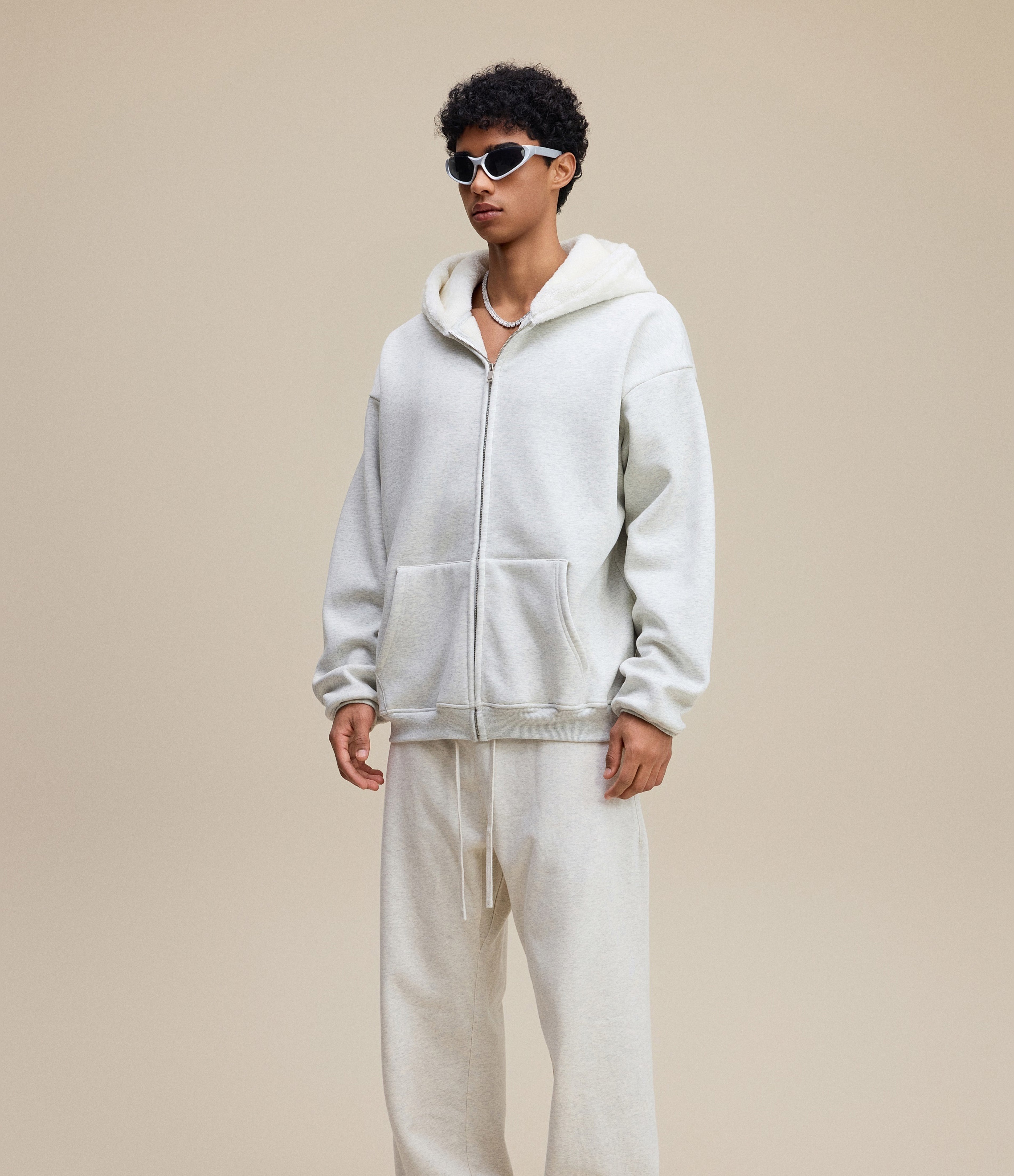 COZY FLEECE ZIP HOODIE