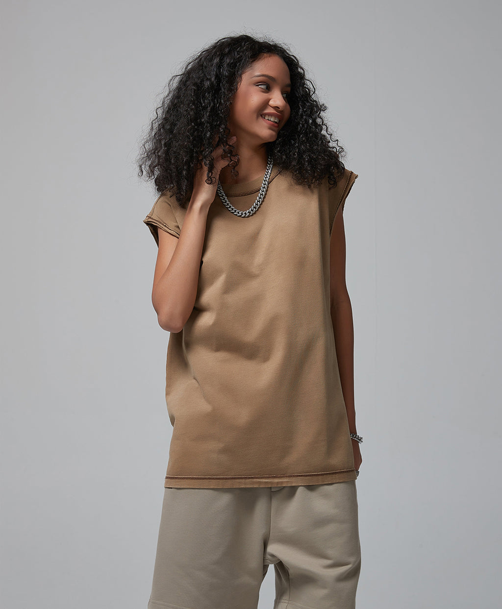 ATHENTIQ PREMIUM WASHED CUT OFF