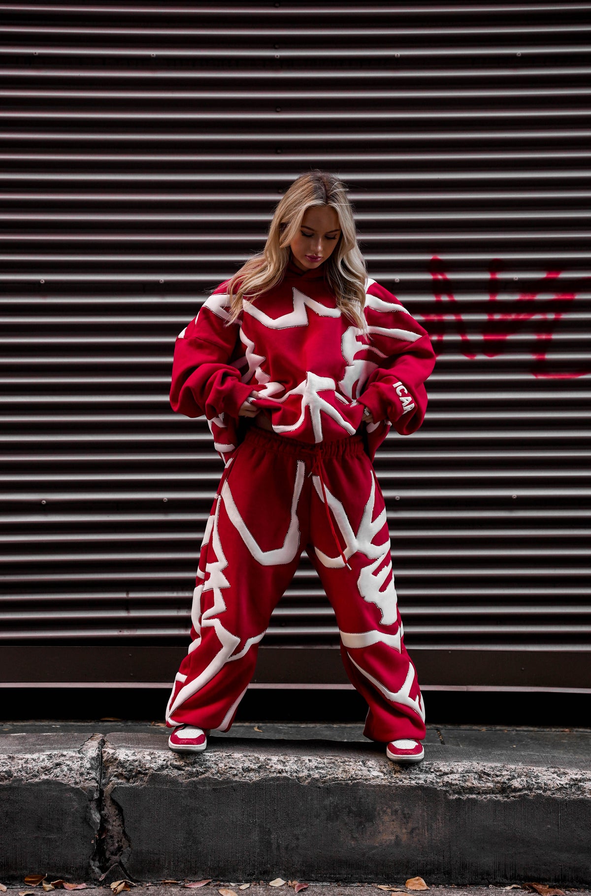Red Rhinestone Sweatshirt