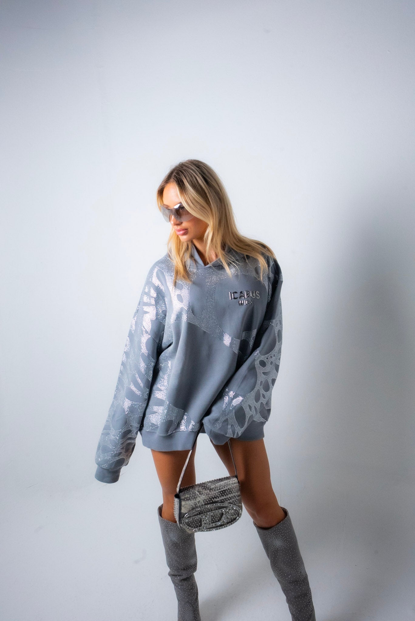 ASCENT RHINESTONE HOODIE
