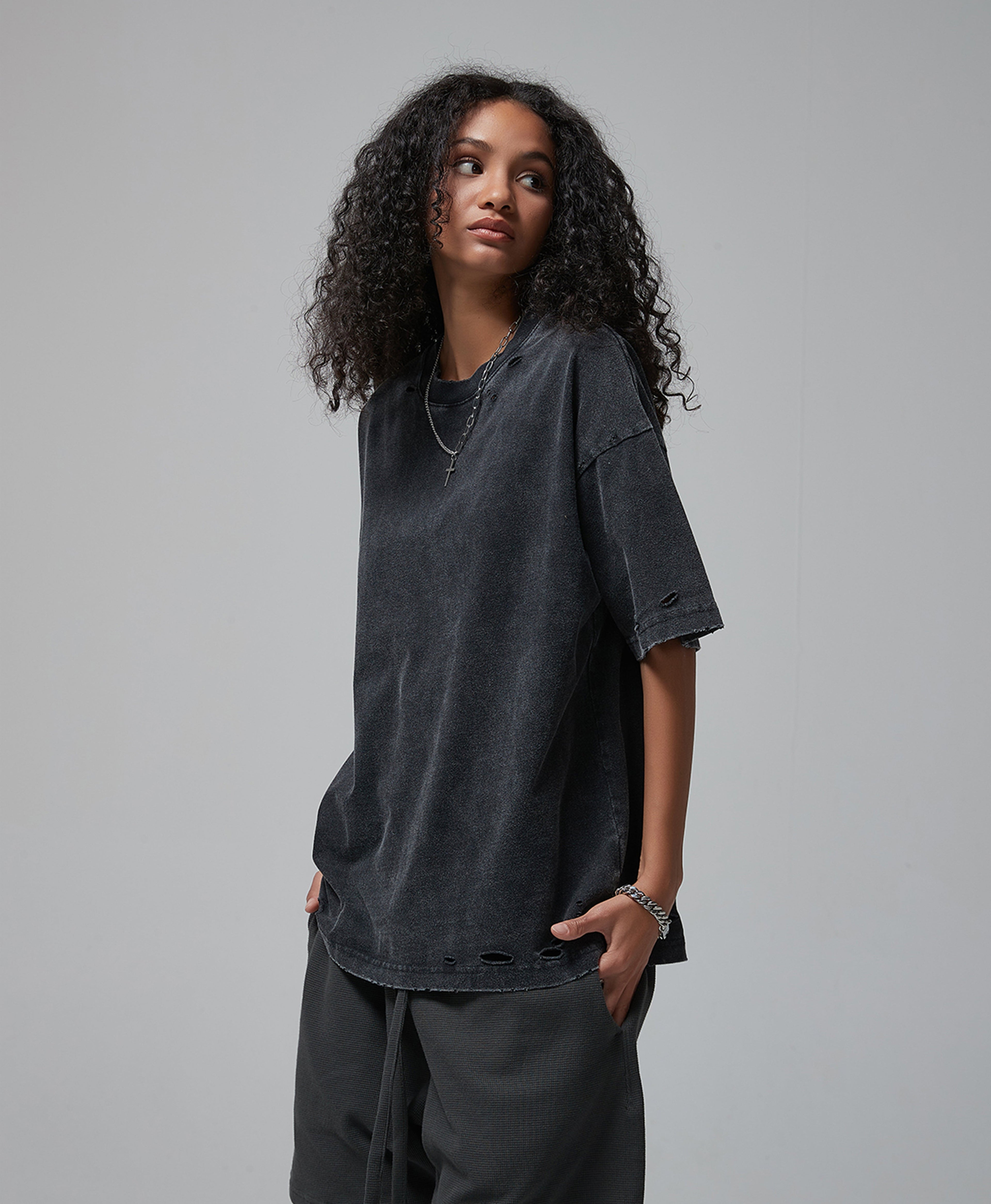 ATHENTIQ RIPPED TEE